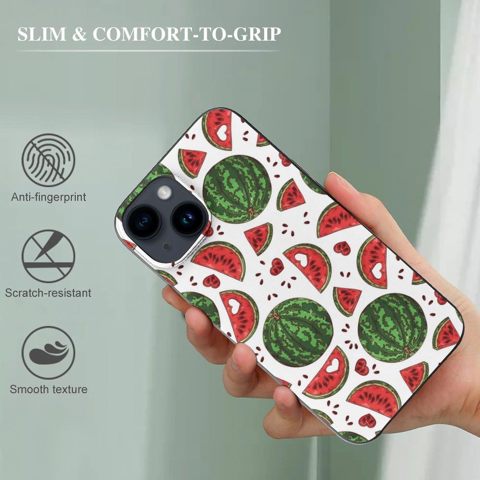 Amazon.co.jp: iPhone 16 Pro ケース 西瓜柄 スイカ柄 すいか柄 iPhone