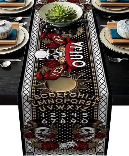 Artshowing - Camino de mesa de San Patricio para fiestas decoraciones de tela para bodas cumpleaños baby shower 130 x 701in