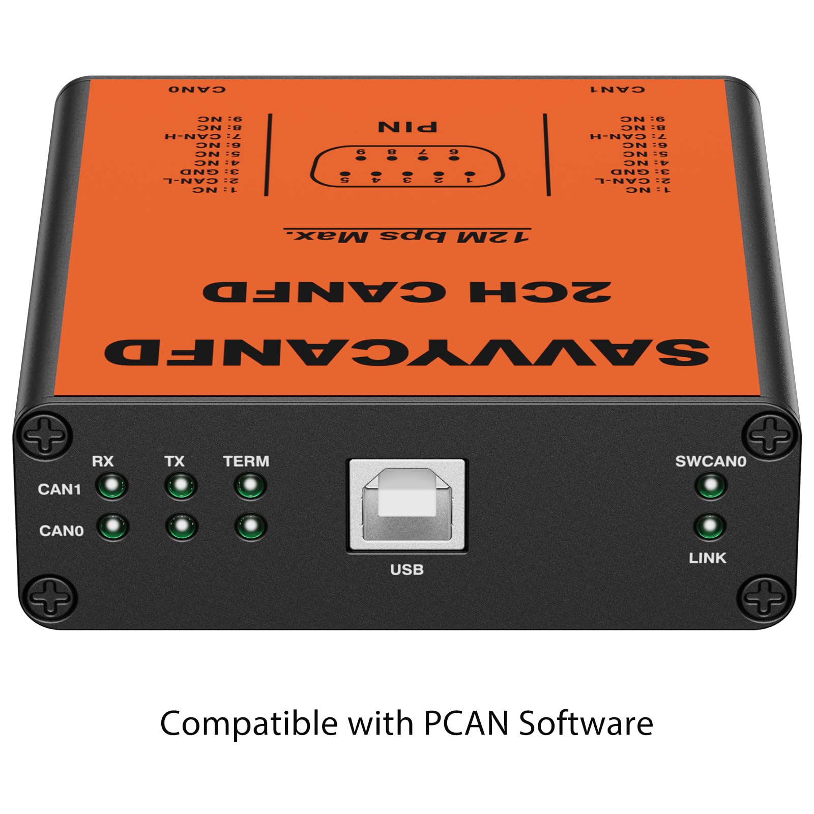 Convertidor USB a doble canal CAN FD SavvyCAN-FD-X2 CAN velocidad de hasta 12 m máximo aislado contra USB 2.5KV, CE, FCC