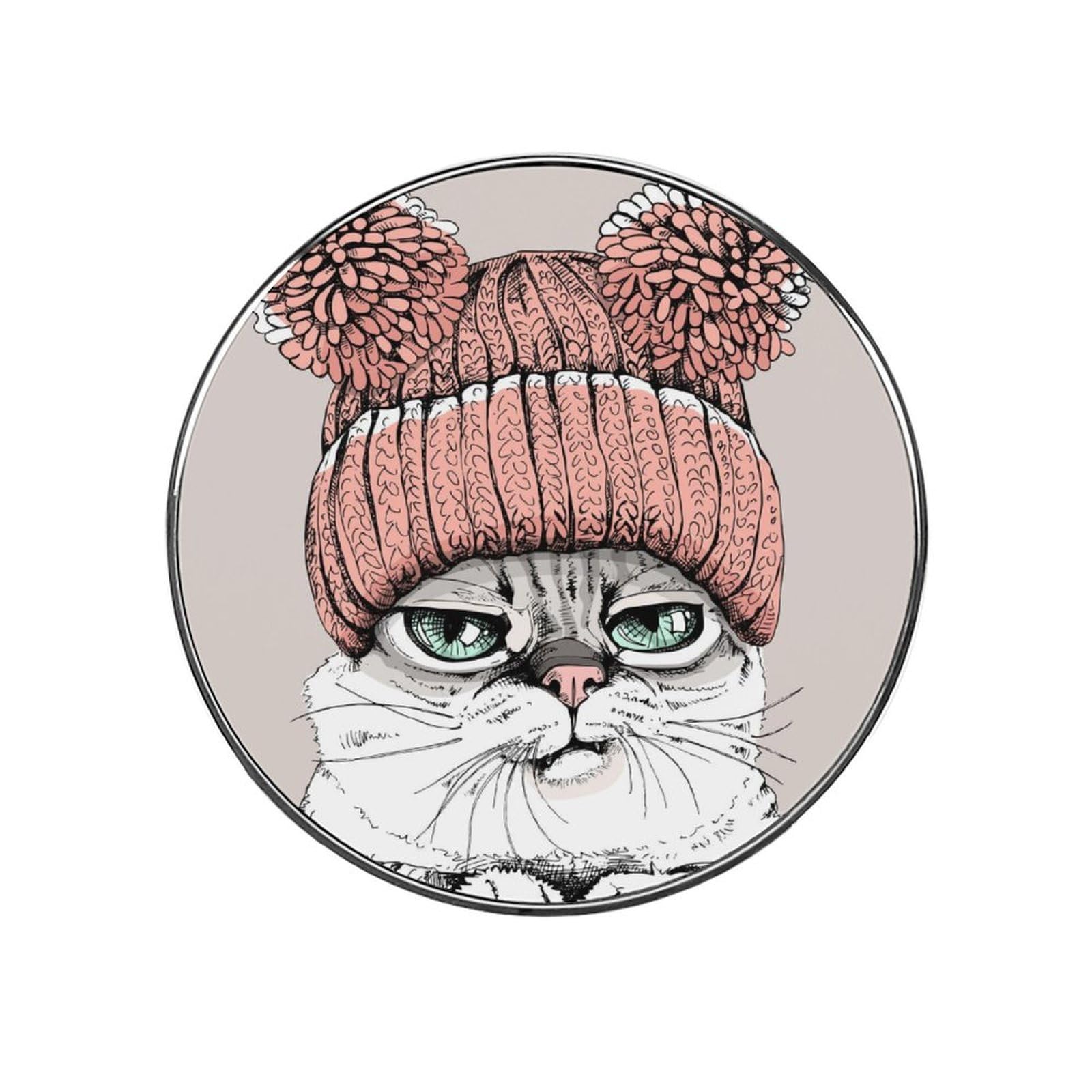 Cute Angry Cat Magnets For Fridge Kitchen Decoration For Refrigerators Whiteboards