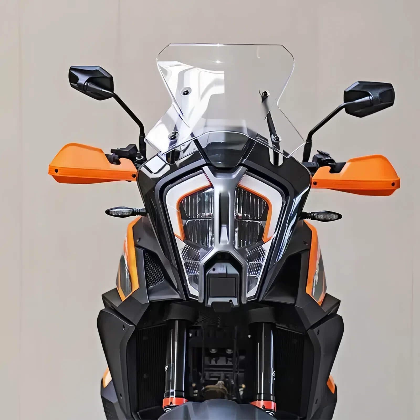 Motorradzubehör Scheinwerferschutzabdeckung für KTM 1290 Super Adventure S/R 2021-2024, Transparent, Stoßfest, Polykarbonat