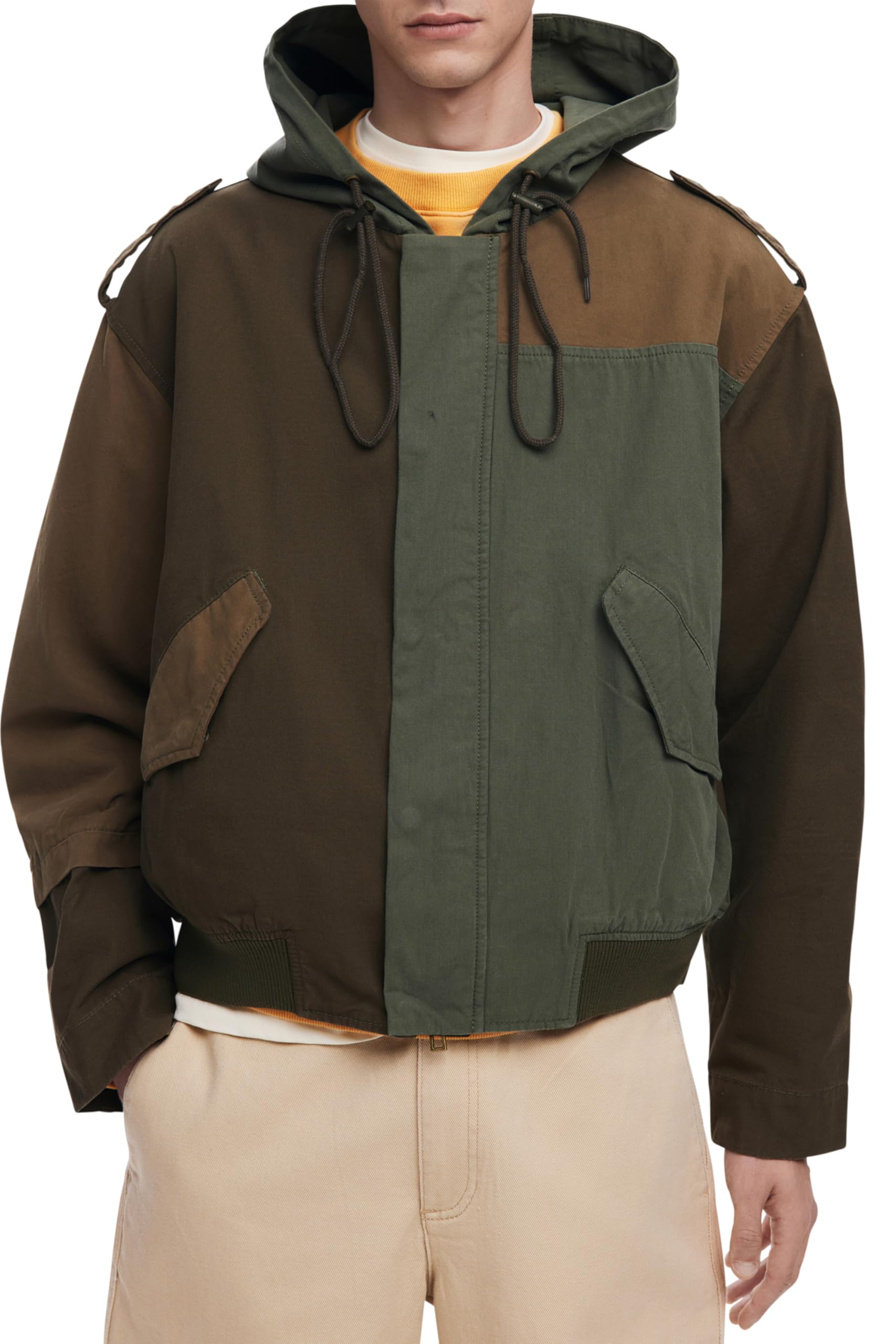 Desigual CHAQ_MILITARY PATCHES, 4092 KAKI, S