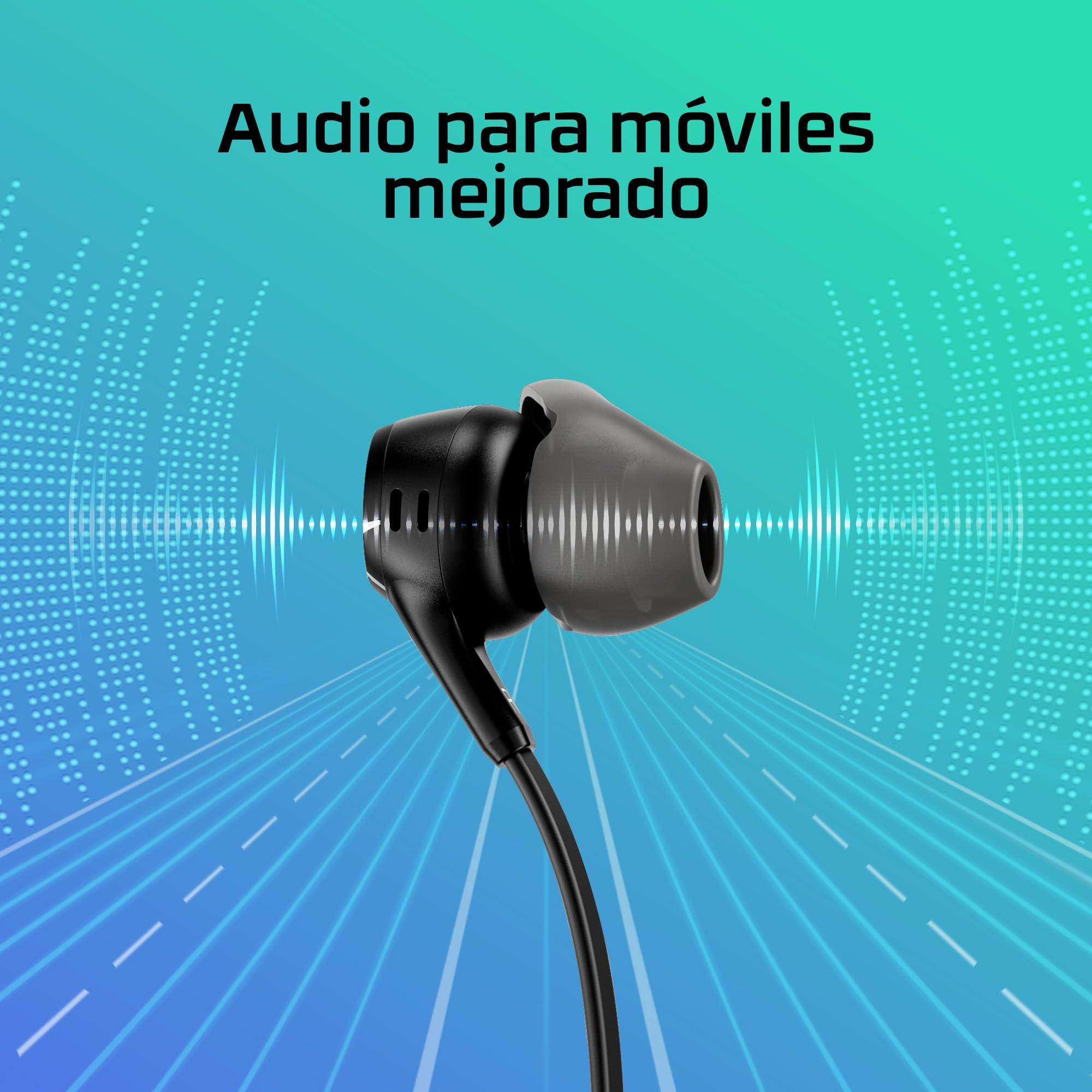 HyperX Cloud Earbuds II - Auriculares para Juegos con micrófono, Color Rojo | 4 Tamaños de Almohadillas de Silicona, Botón Multifunción, Compatibles con Nintendo Switch y PC, Rojo