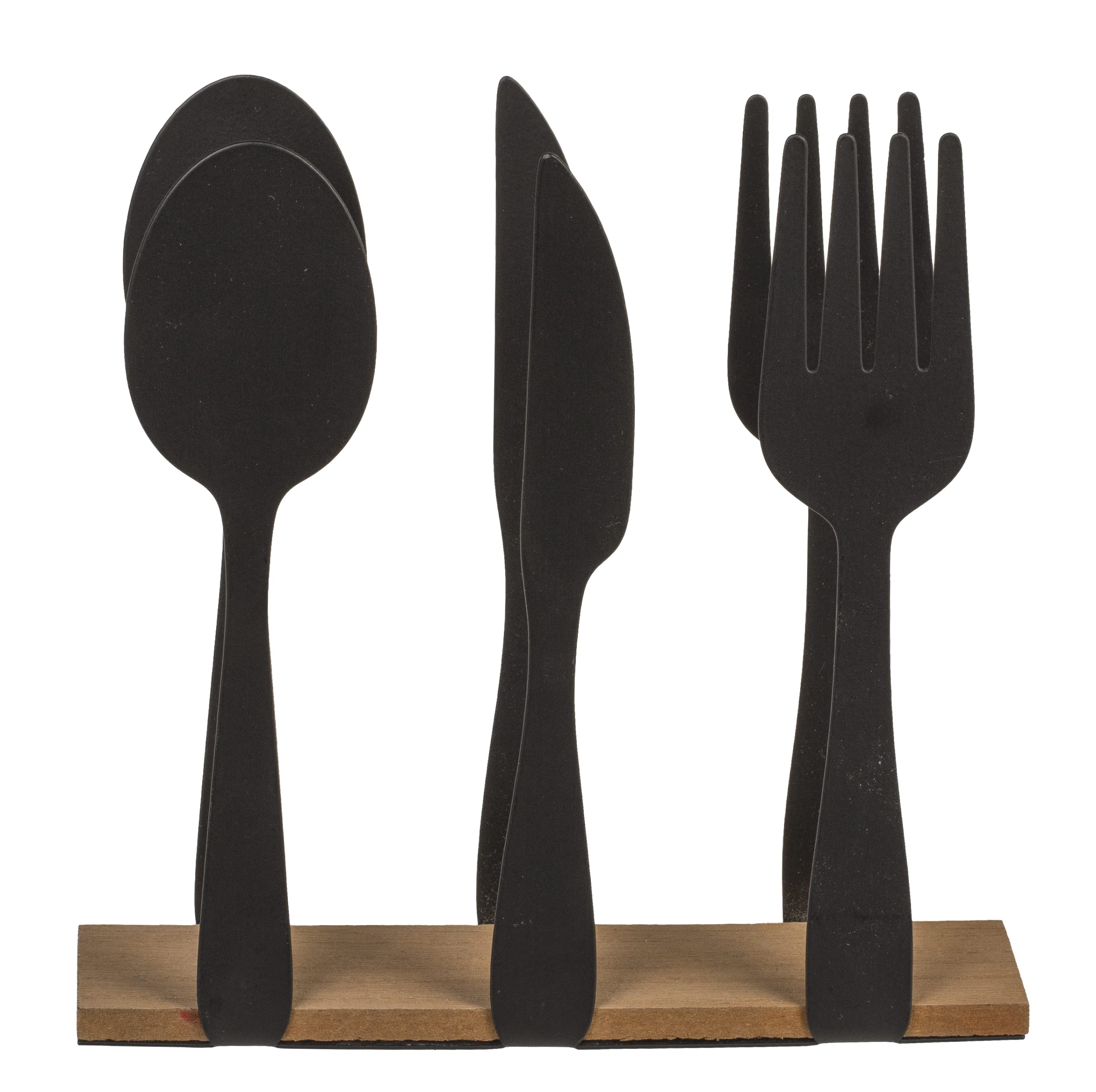 Accroche Porte-serviettes 5 Patères En Métal Noir Et Bambou