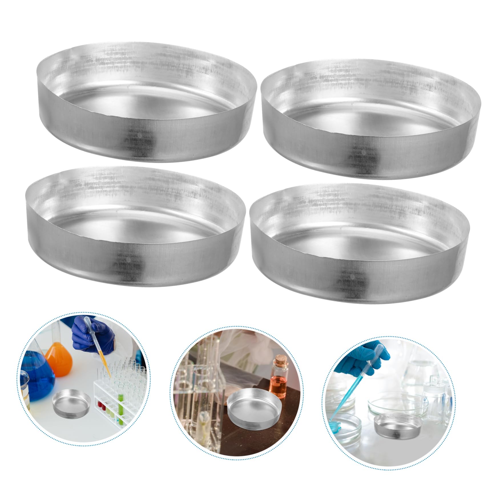 iplusmile 40pezzi Piatto Di Pesatura Da Laboratorio Vassoi Per Polveri Design Con Fondo Piatto Per Misurazioni Stabili e Accurate Attrezzatura Per Laboratorio Indispensabile Misurazioni Di