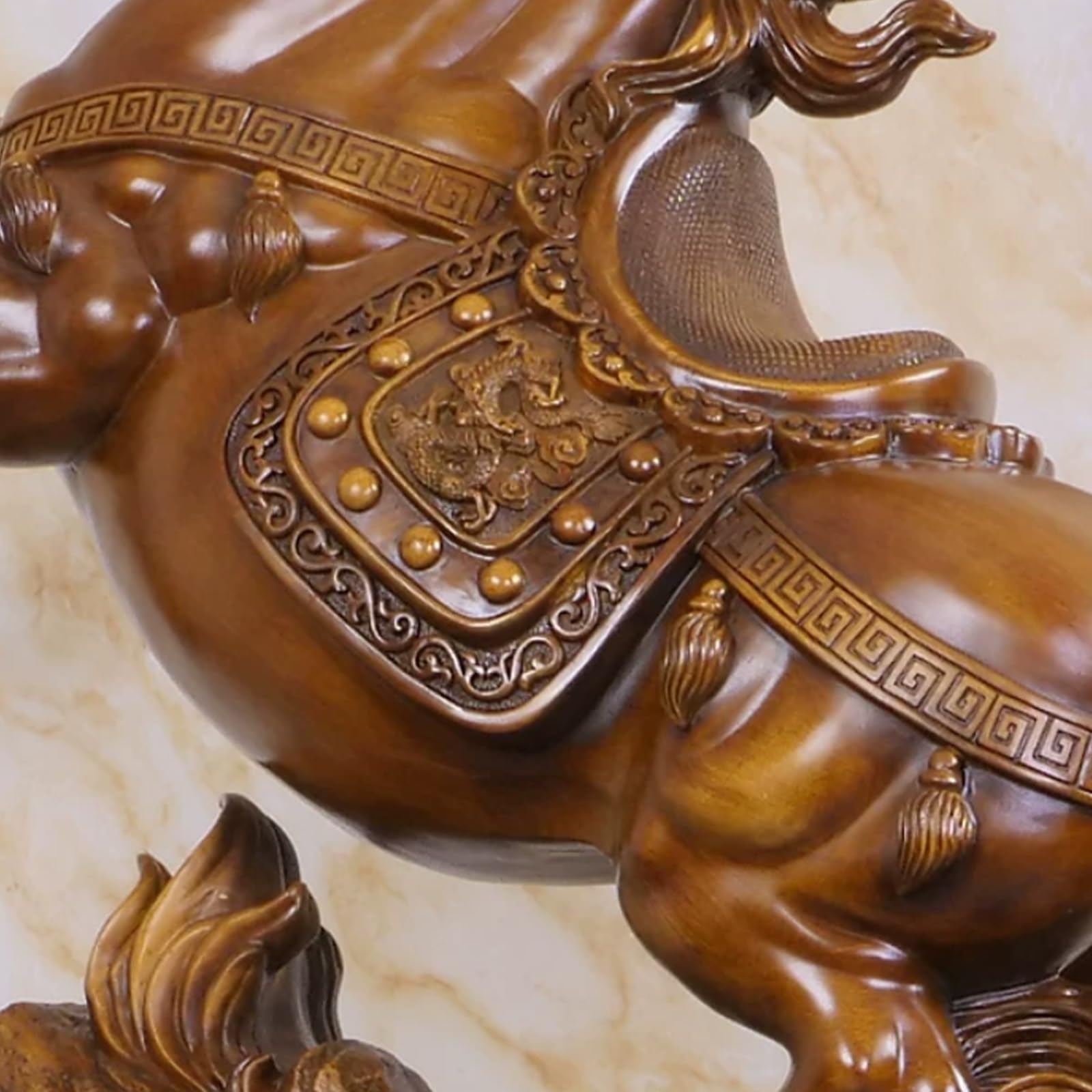 Chińska Statua Konia Feng Shui,Szczęśliwy Amulet Na Roku Konia,Ozdoba Stopy,Idealny Do Duże Otwarcia Sklepów,Wystrój Lobby(Style D)