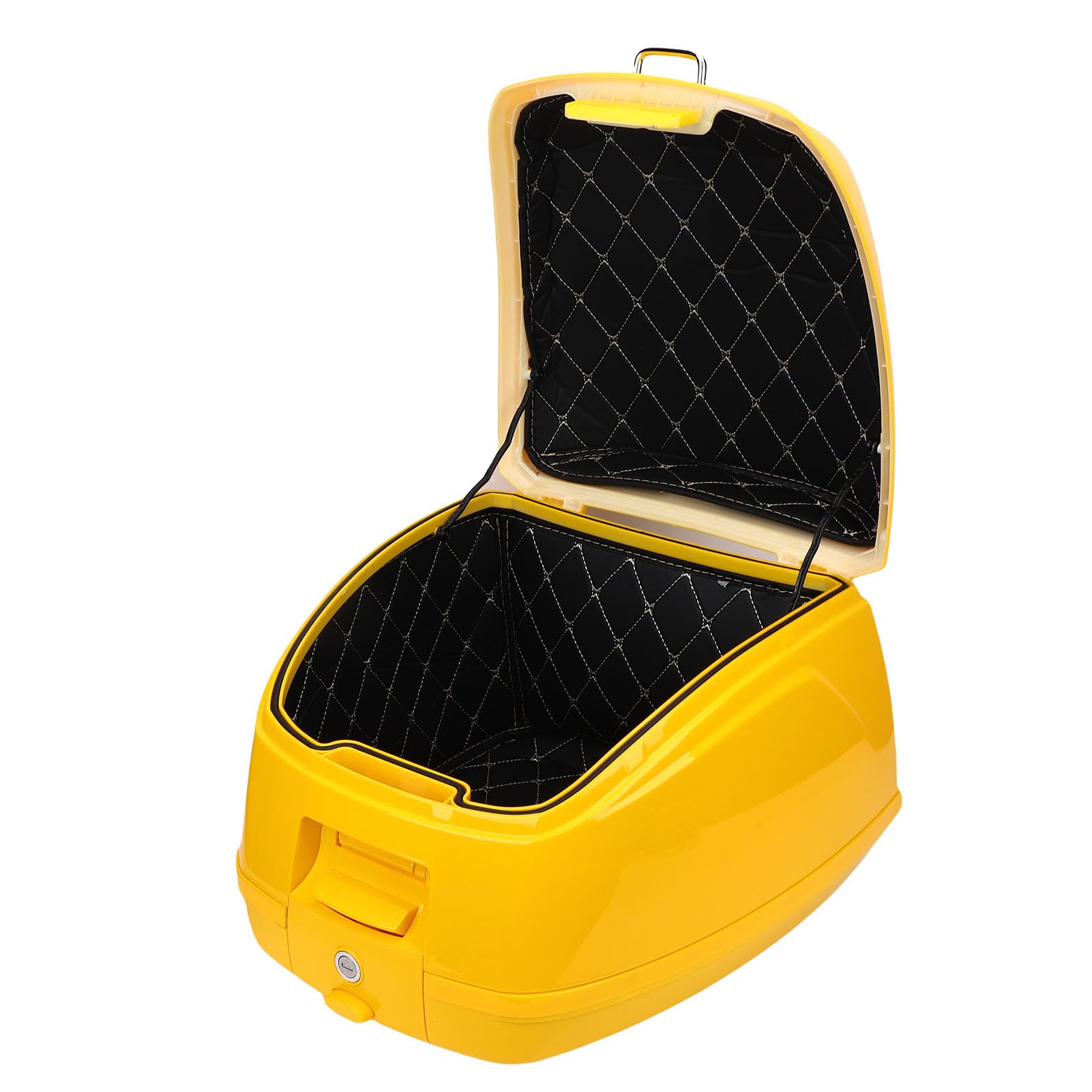 Tissting Top Case Moto 32L Imperméable Coffre Arrière de Rangement avec Verrou Anti-Vol pour Scooter Électrique