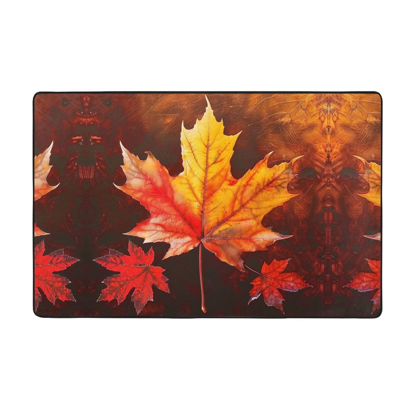 Tapis chambre et salon à mémoire de forme imprimé doux