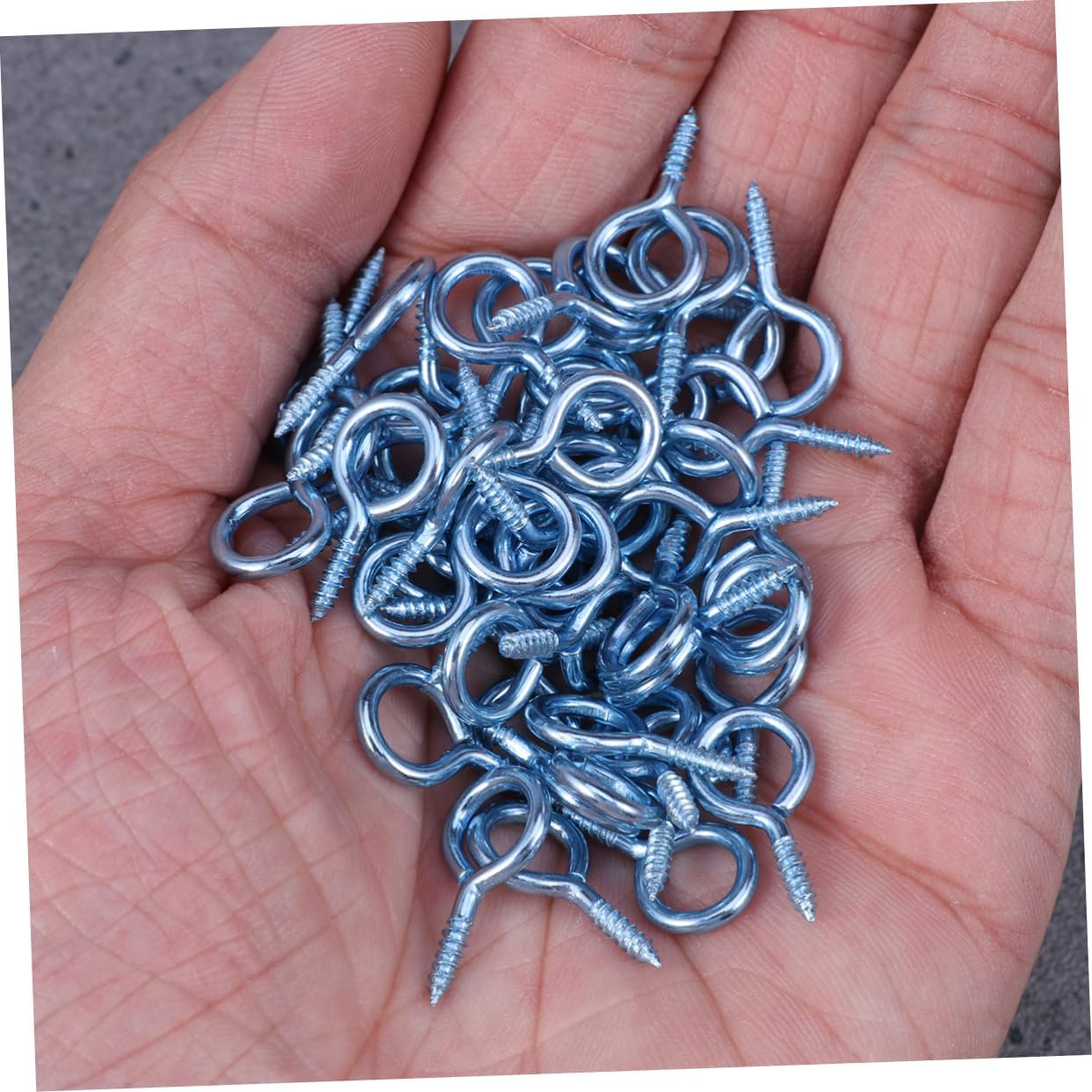 300pcs Screw Eye Pins for Jewelry Making Heavy Duty Self-Tapping Hooks for Crafts for Securing Cables and Decorations