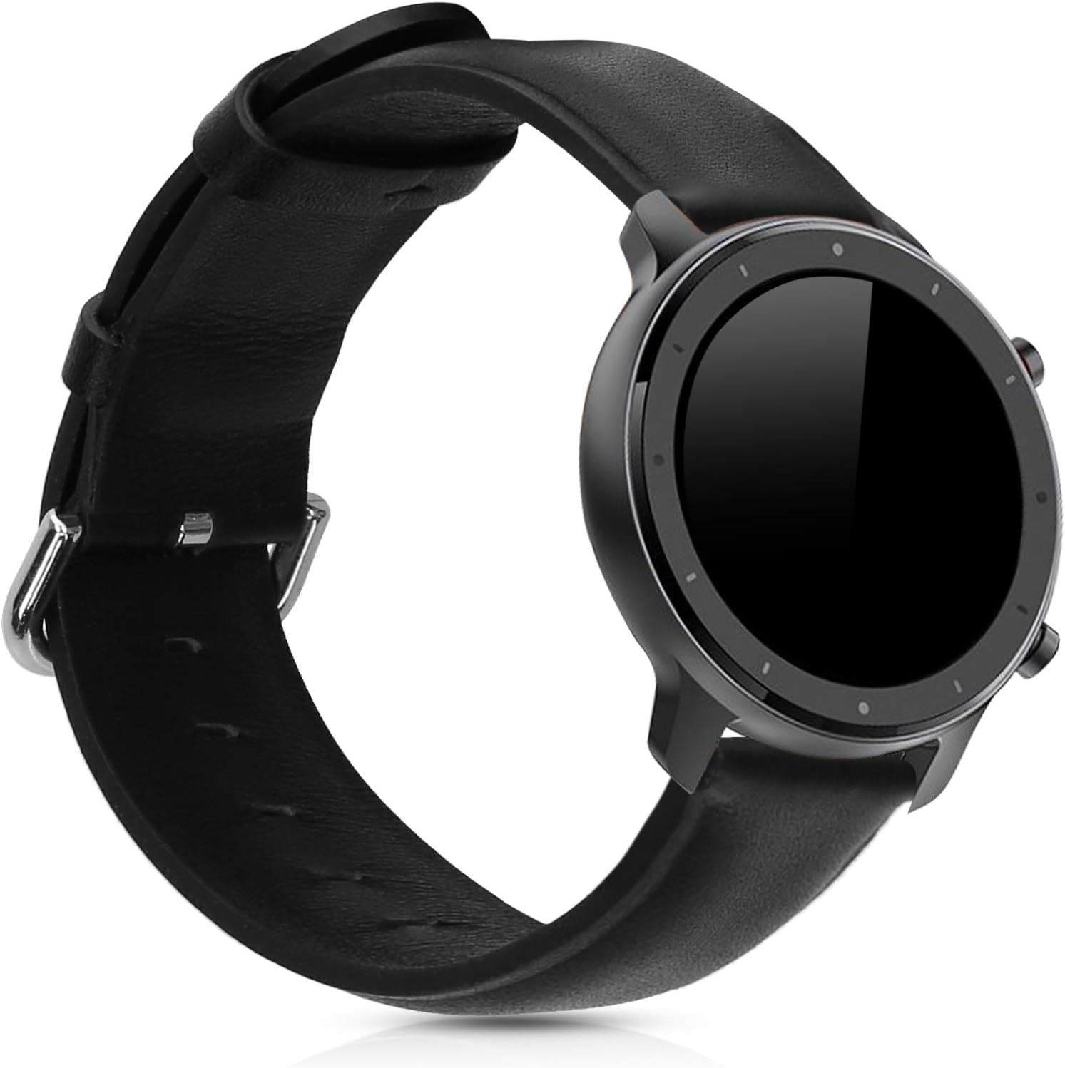 kwmobile Brazalete Compatible con Huami Amazfit GTR (47mm) / GTR 2 - Banda de Repuesto de Cuero sintético para Reloj sin Fitness Tracker