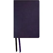 Amplified Reader's TwoTone Bible, Dark Purple, Leathertex