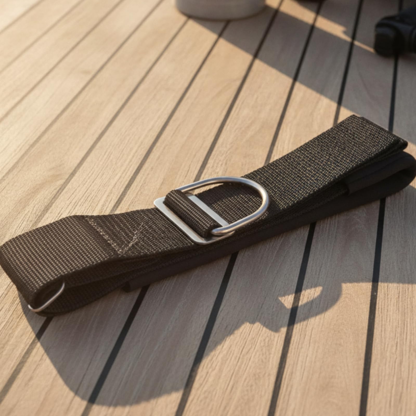 Arnés de Buceo Cinturón Correa Hebilla Protector Acolchado Tejido Resistente en Nylon y Neopreno con Acero Inoxidable 316 Adecuada para Entrenamiento Subacuático Recreativa Buceo con Equipo Autónomo | Ajustable, Correa Entrepierna con Anillo en D, Cómodo,