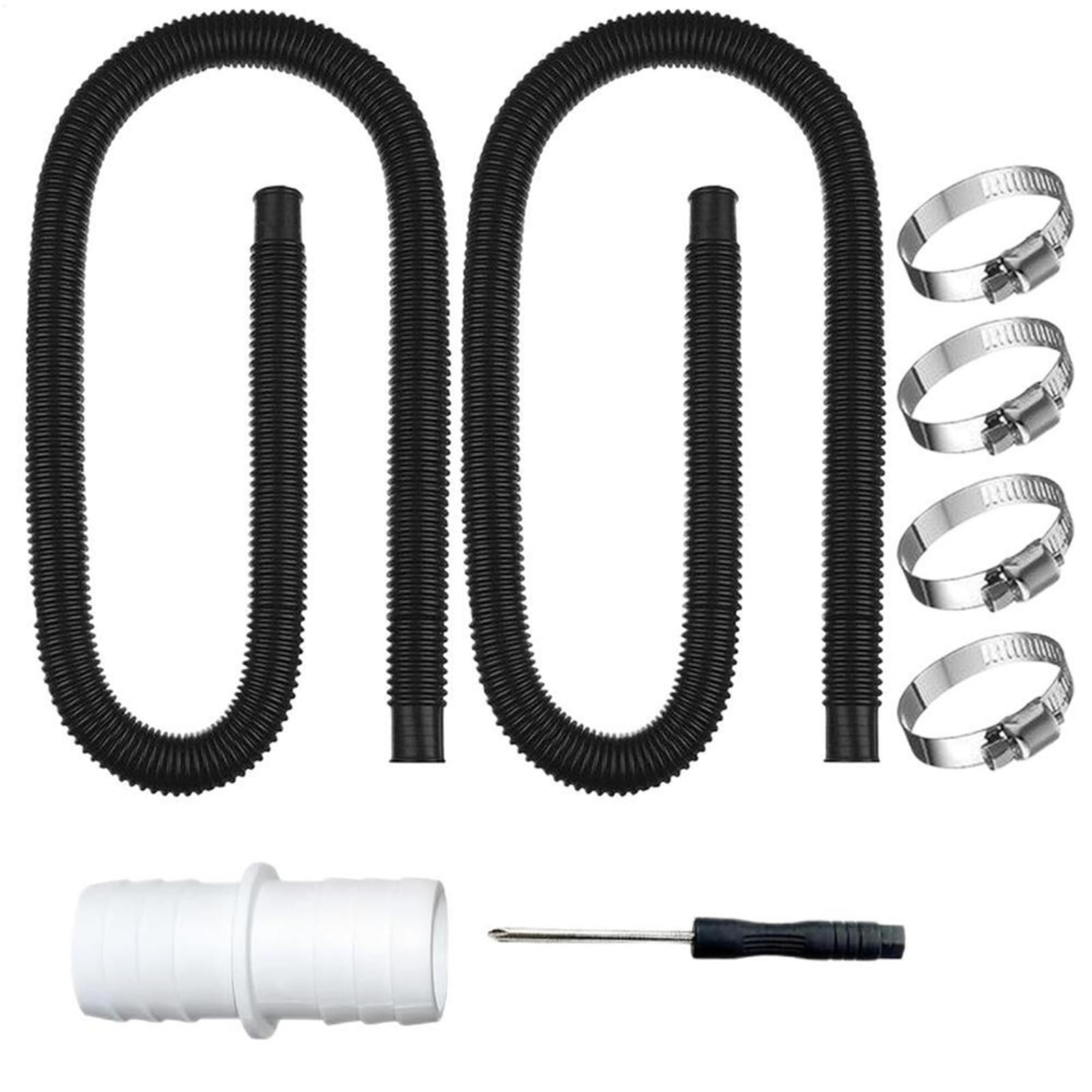 Tuyaux de piscine robustes 32 mm, ensemble tuyaux en pouces, pièces et accessoires for spas, for le drainage des eaux usées nettoyage à contre-courant été Pour pompe, flexible pour eau