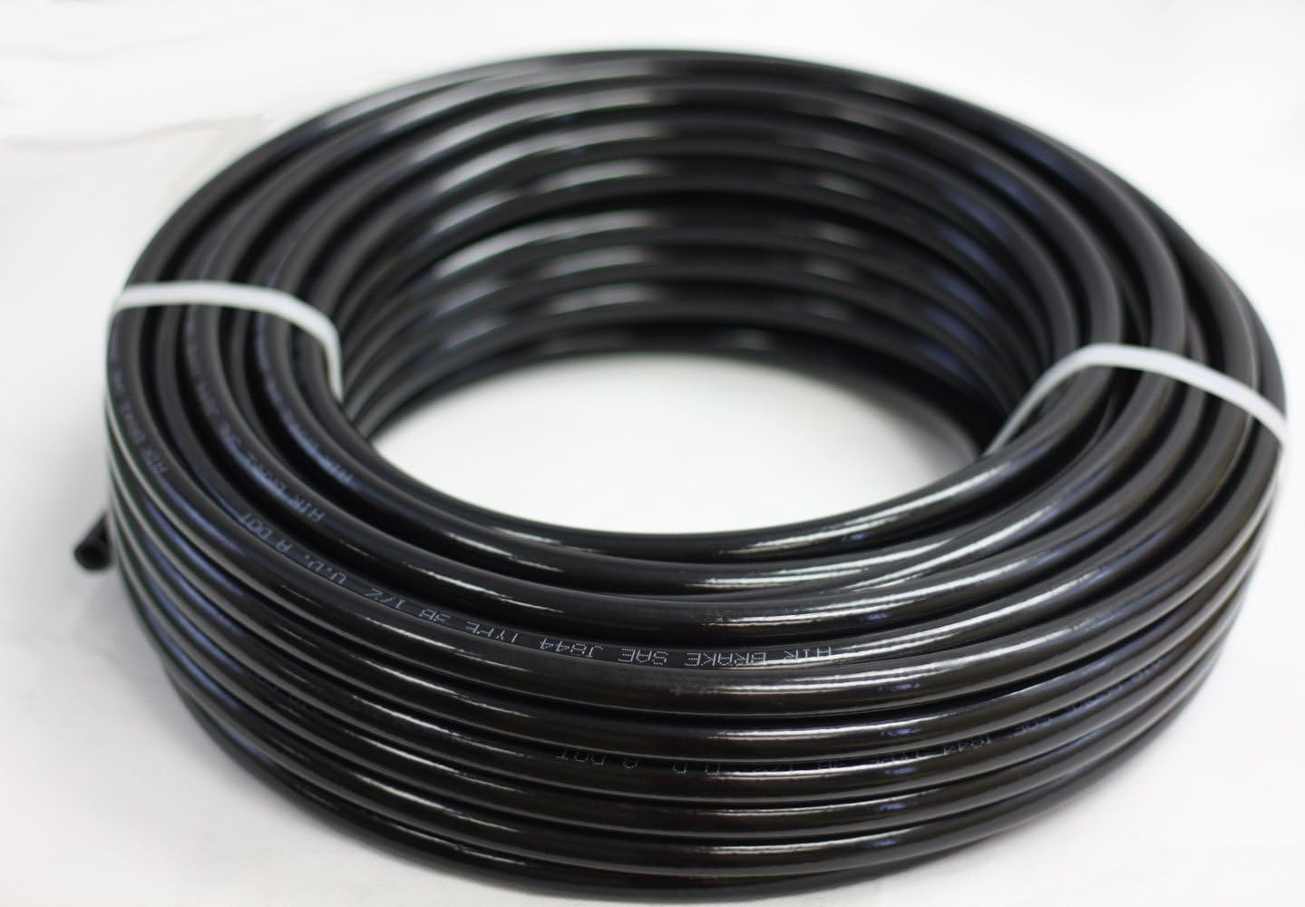 Mytee Products 5/8" OD x 100' Black SAE J844 Nylon Air Brake Tubing DOT Approved | Pneumatic Nylon Air Line Hose for Air Brake System