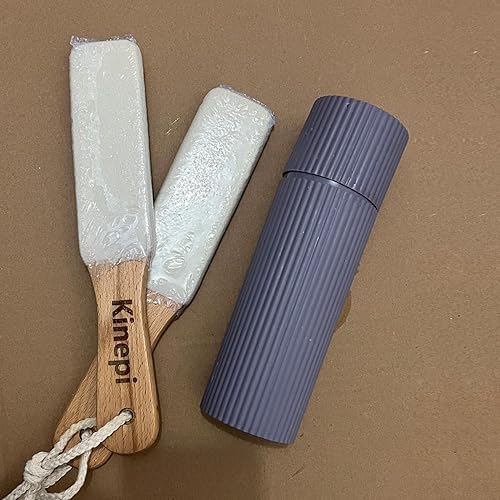 Miniatura 7 de Kinepi Quitador de callos para pies y exfoliante de pies, piedra pómez para quitar la piel dura del maíz, piel muerta para uso en kit de raspador de