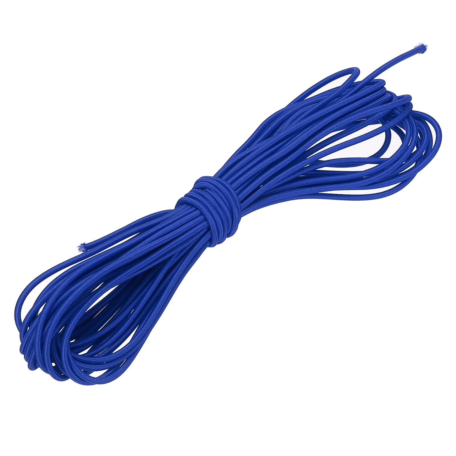 YELARXI Shock Cord, Elastic Cord Marine Grade Bungee Rope Stretch String - Fitting for (DIY Projects - Sewing - Tie Downs - Tent Pole - Kayak Strap) 1/8 Inch x 33 ft & Dark Blue