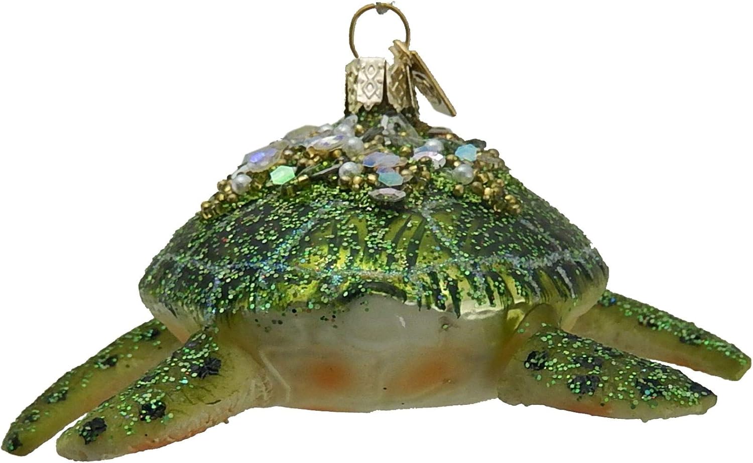 Kurt S. Adler Noble Gems Glass Sea Turtle Ornament NB1426 New - Image 2