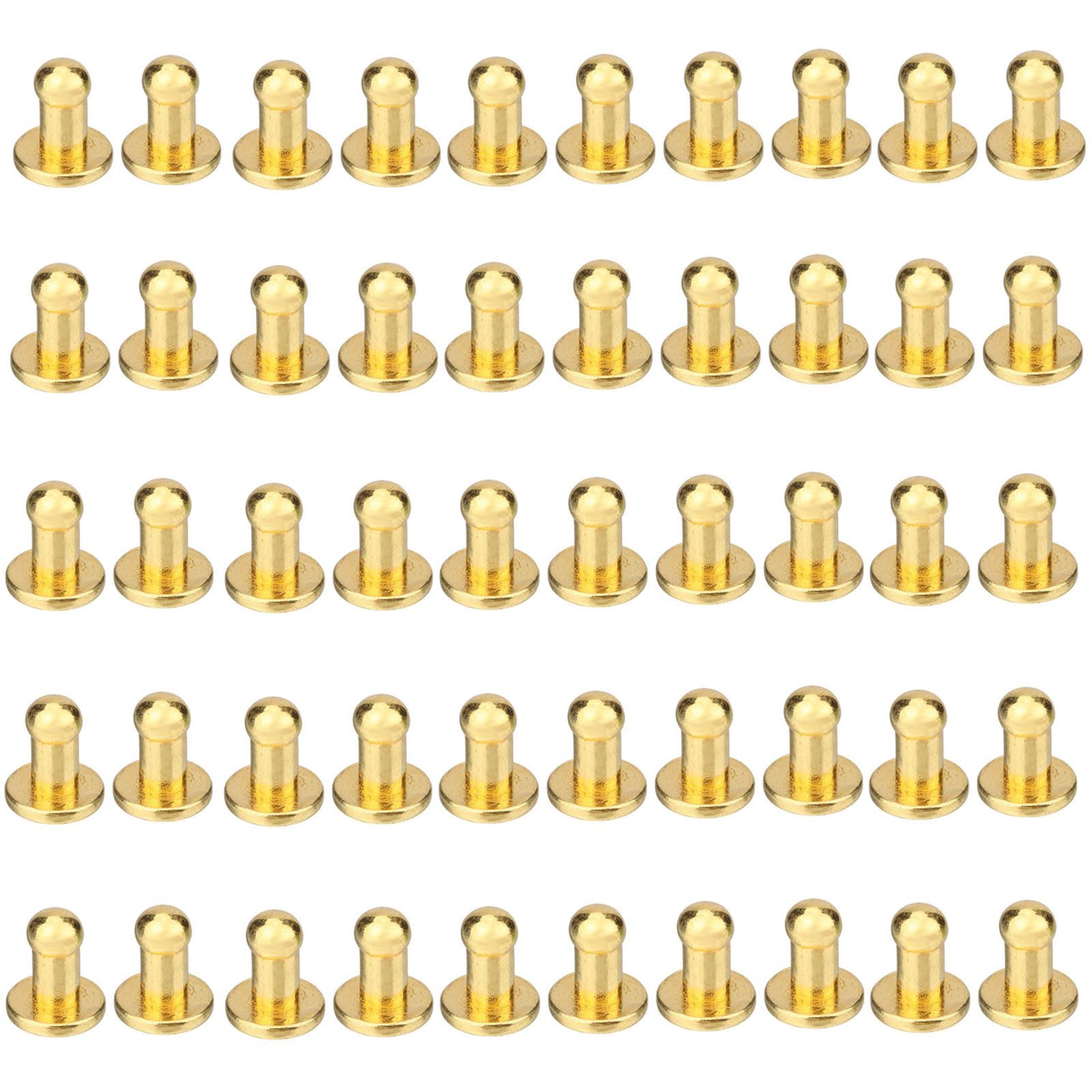 Msioytog Sturdy Alloy Decorative Hat Nails for Accessories Shoe Repair Craft Rivets Solution Clothing Rivets