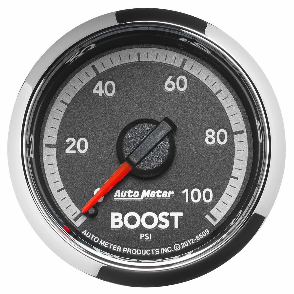 AutoMeter Boost Gauge for Ram 2500/3500 2011-2017 | 52.4mm Mechanical 0-100 PSI | 8509