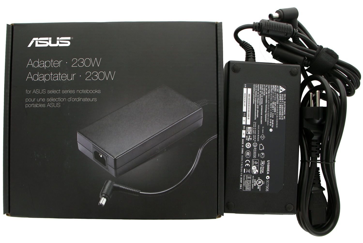 ASUS - 230W Power Adapter - DC Barrel Connector - Compatible with ASUS ROG Laptops