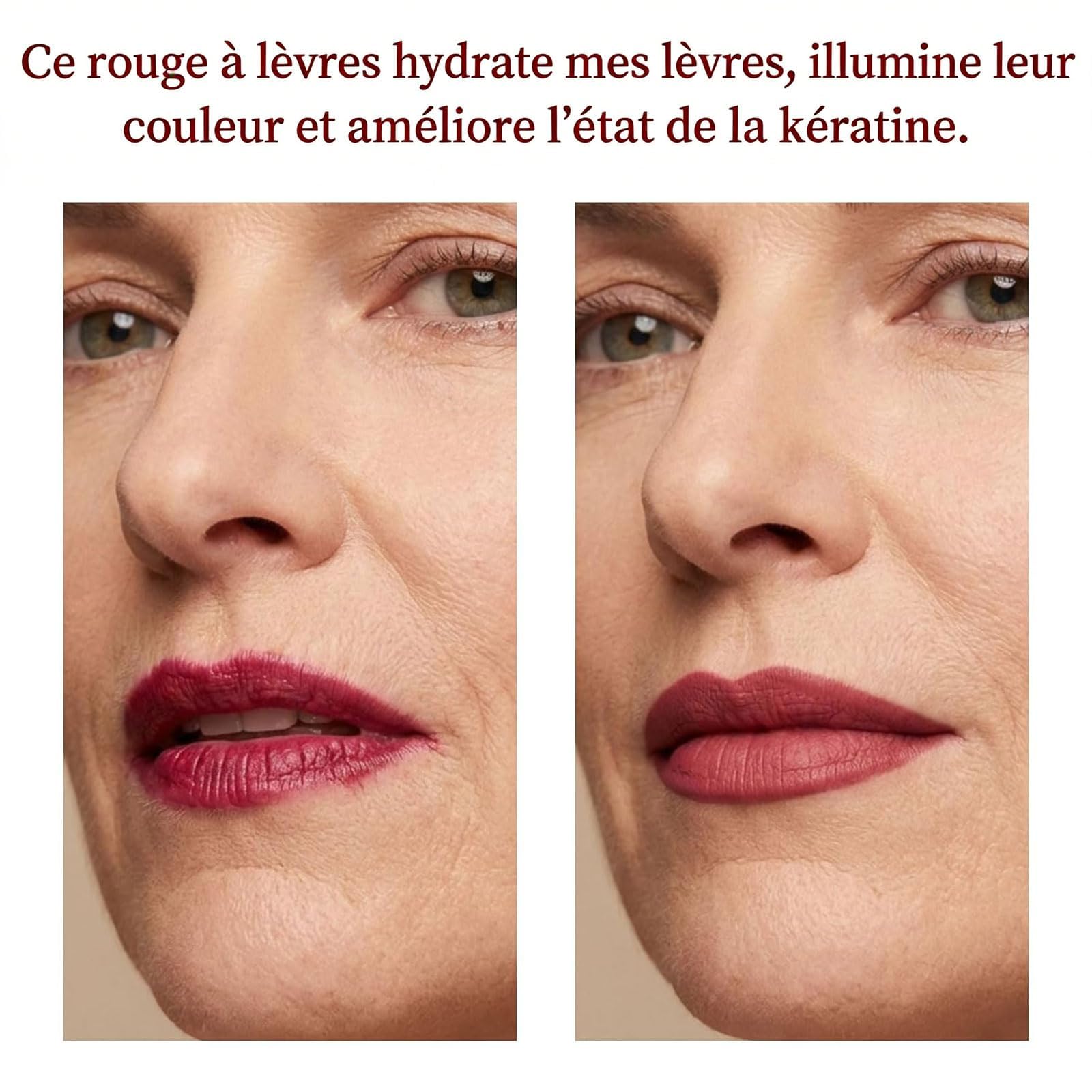 Reveline Rouge à LèVres, Rouge à LèVres Longue Tenue, Rouge A Levre Ph De La Peau Reveline, Baume Hydratant Longue Tenue 24h, Avec Effet De Changement De Couleur, Naturelle Brillant à LèVres (1PC)