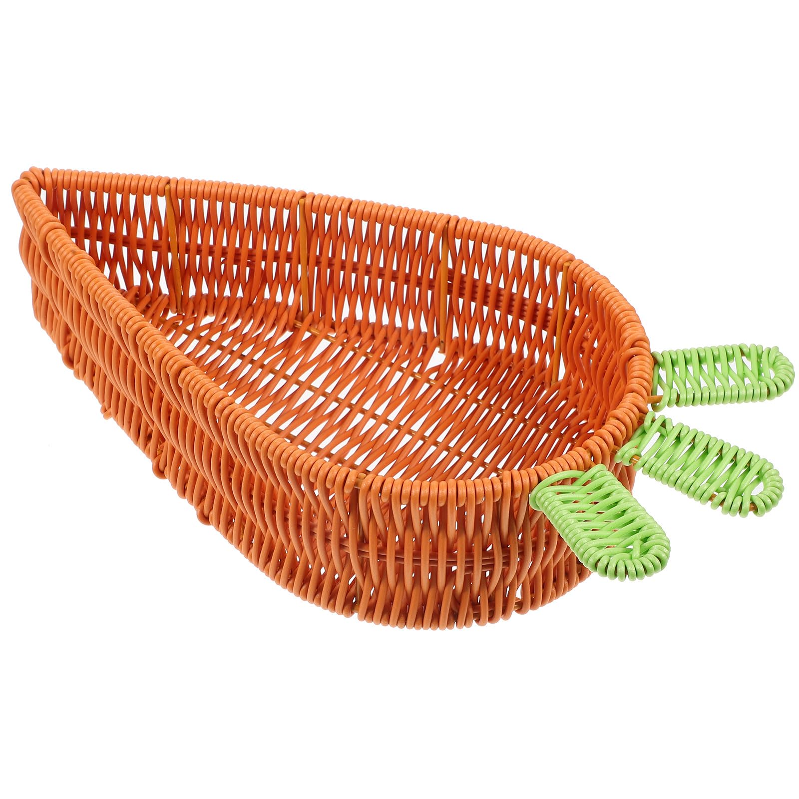 Cesta para frutas y snacks con diseño decorativo trenzado para almacenamiento del hogar