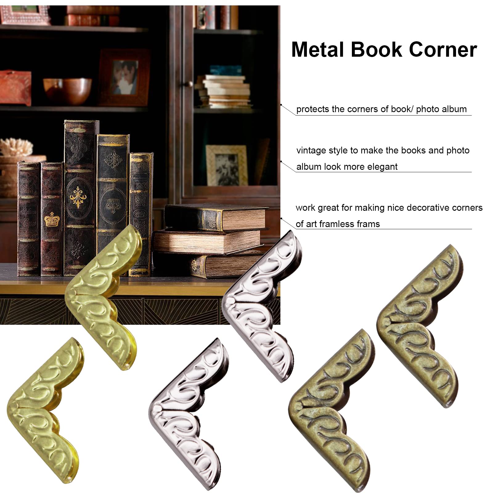 Vintage Scrapbook Photo Corners Vintage Photo Card With Corner Over