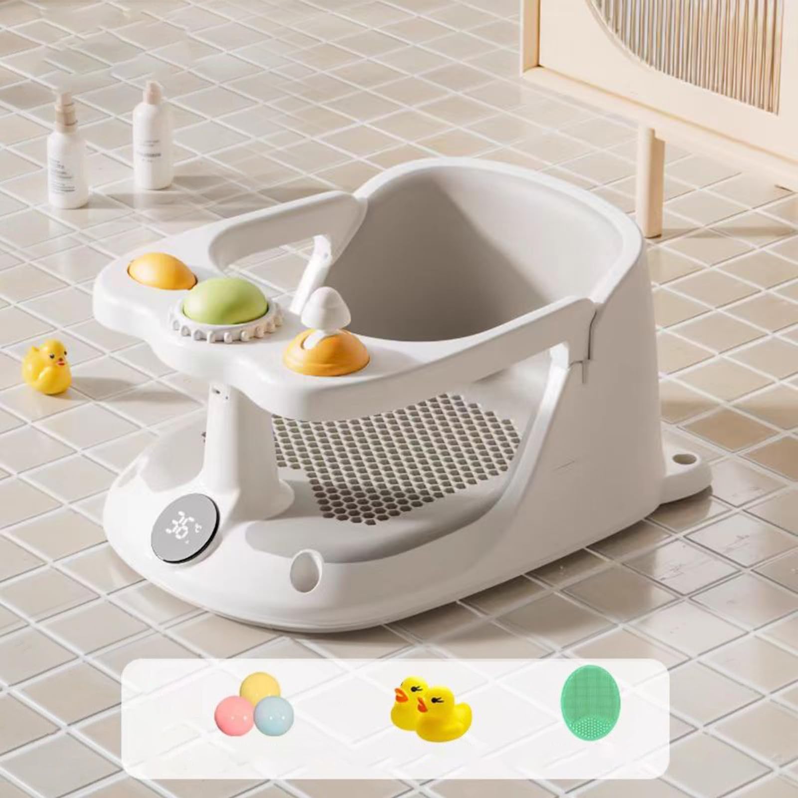 Sedile Da Bagno Per Neonato Lattante Bebè Piccoli Seggiolino Sicuro Per | Sedia Giocattoli Da Bagnetto, Supporto , Sedia Di Sicurezza Per E B