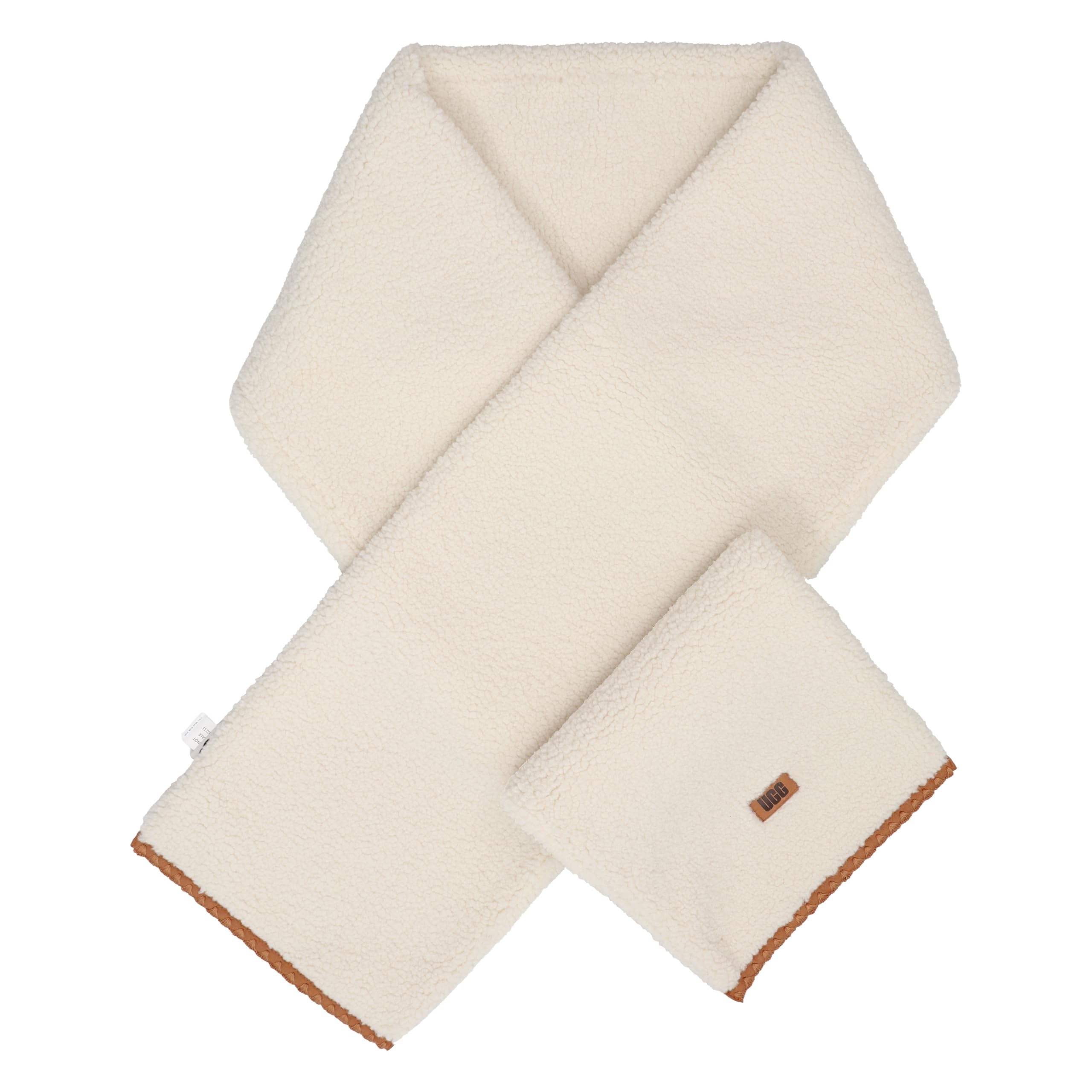 UGG Womens Uggfluff Scalloped Scarf, Nimbus, One Size