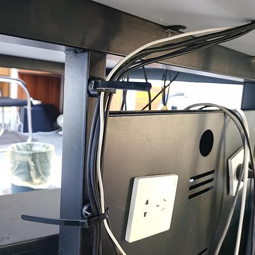 Miniatura 4 de 15 piezas de base magnética para ataduras de cables, soporte para cables de alambre, clips de alambre de montaje, organización de base de gestión de