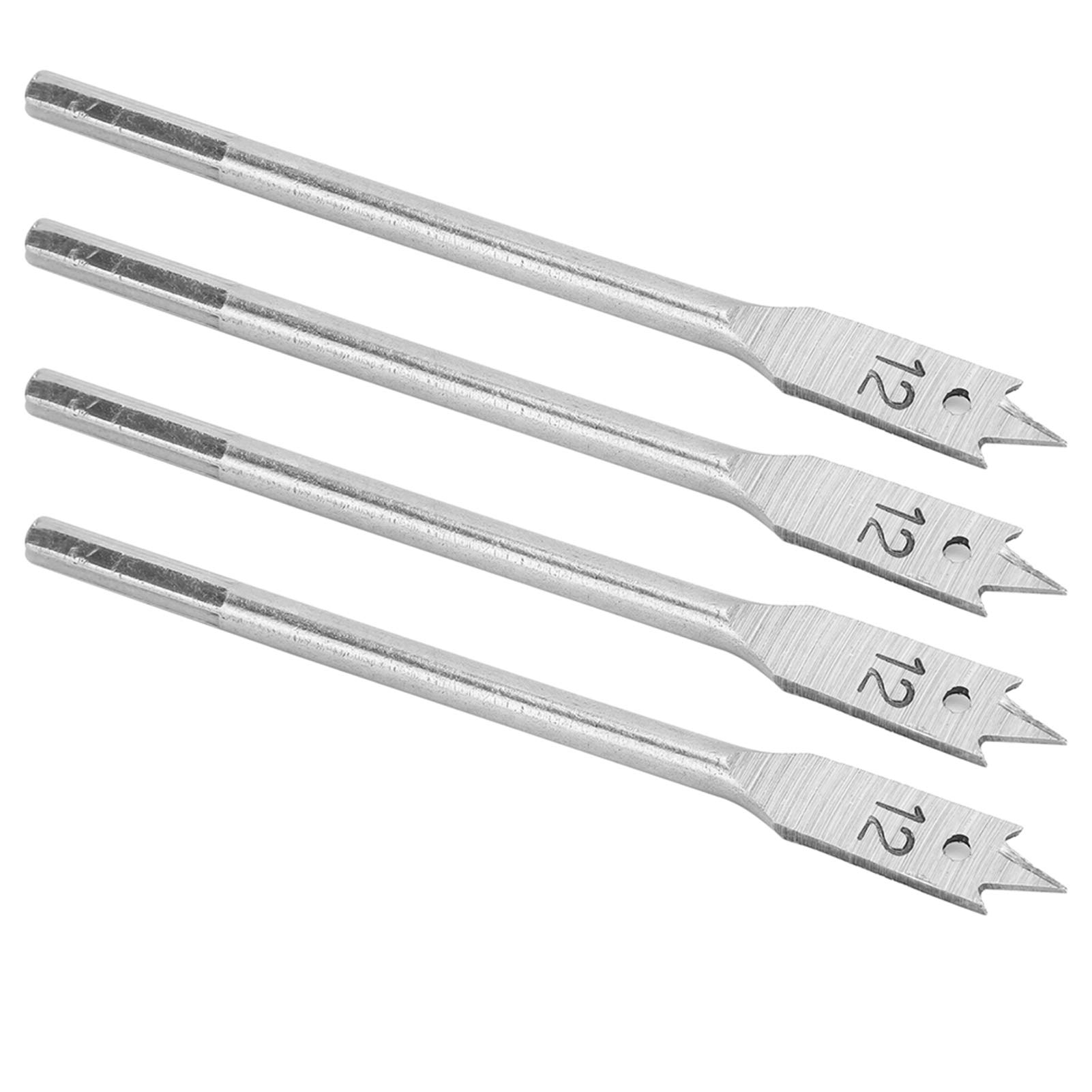 Spade Drill Bit Set, Woodworking Spade Drill Bi Strength Cutting Thorn Design for Woodworking for Outdoor for Industry for Landscape Garden