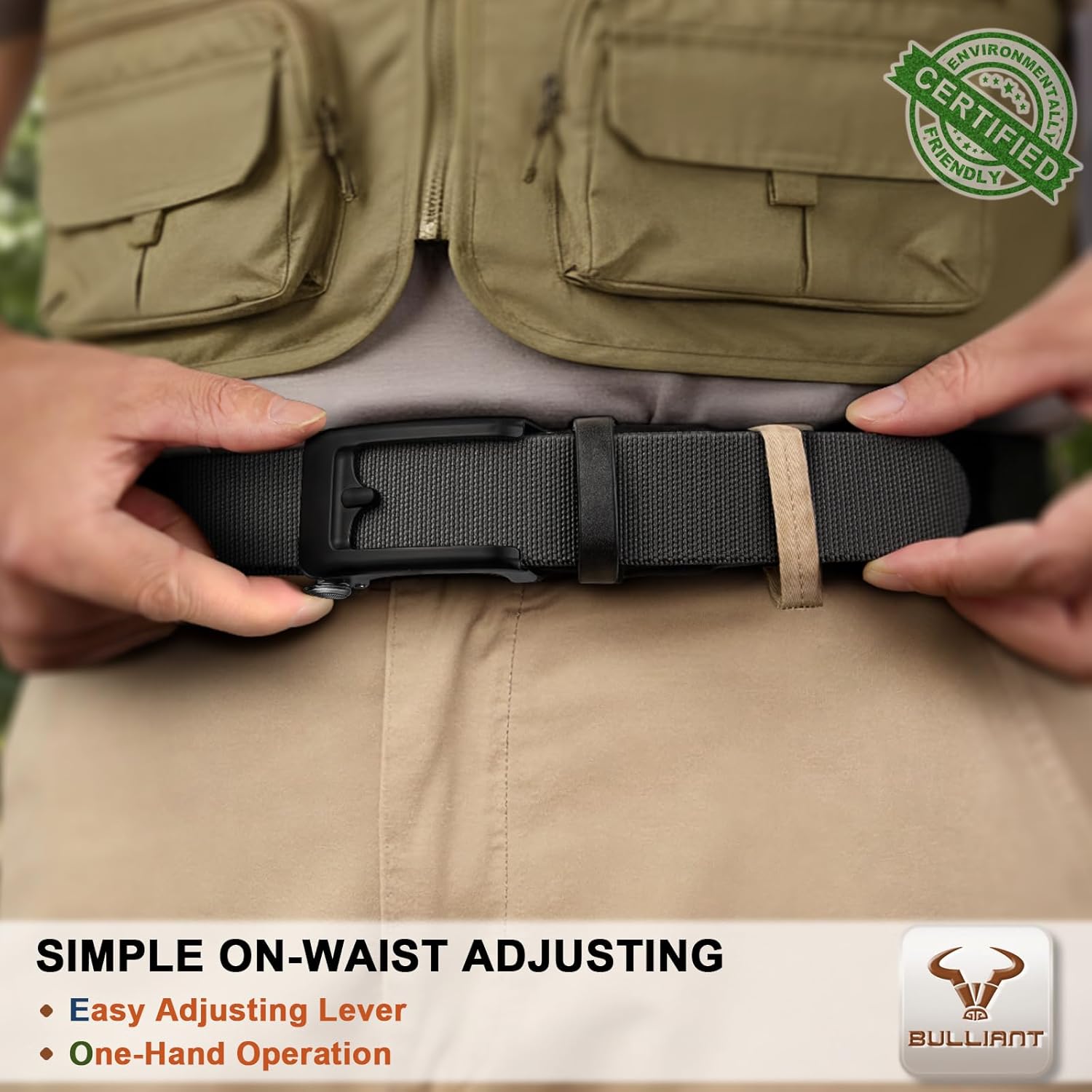 BULLIANT Men Belt Multi-Pack,Stretchable Ratchet Belt Adjustable For Men Gift Golf Casual Jeans Precise Fit - Image 5