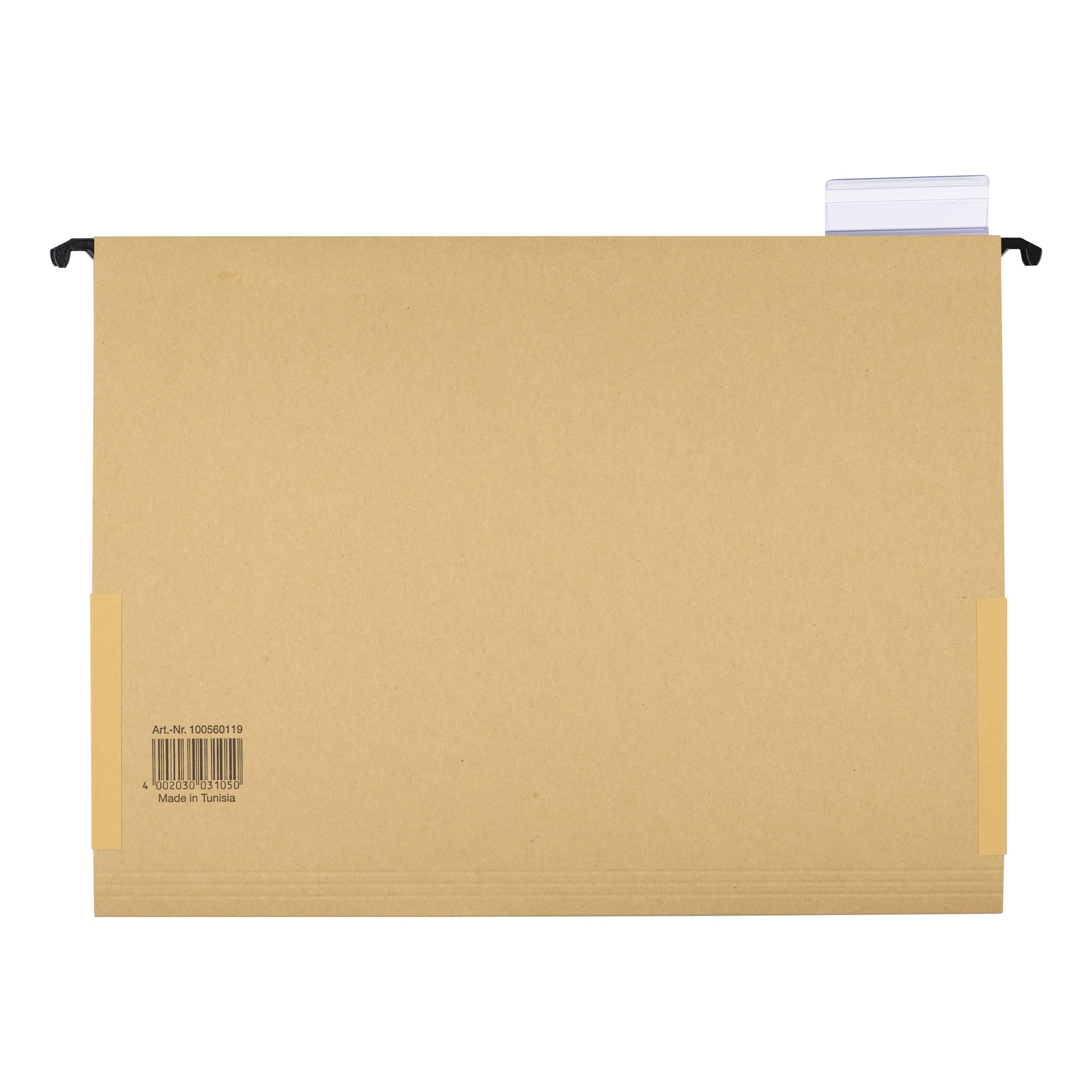 Hängetaschen für A4, Hängeregister, mit Leinenfröschen, inkl. Vollsichtreitern, braun, 25 Stück