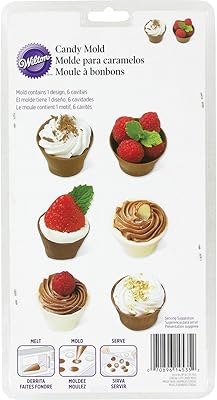 Wilton Candy Mold-Cordial Cup 6 Cavity (1 Design)