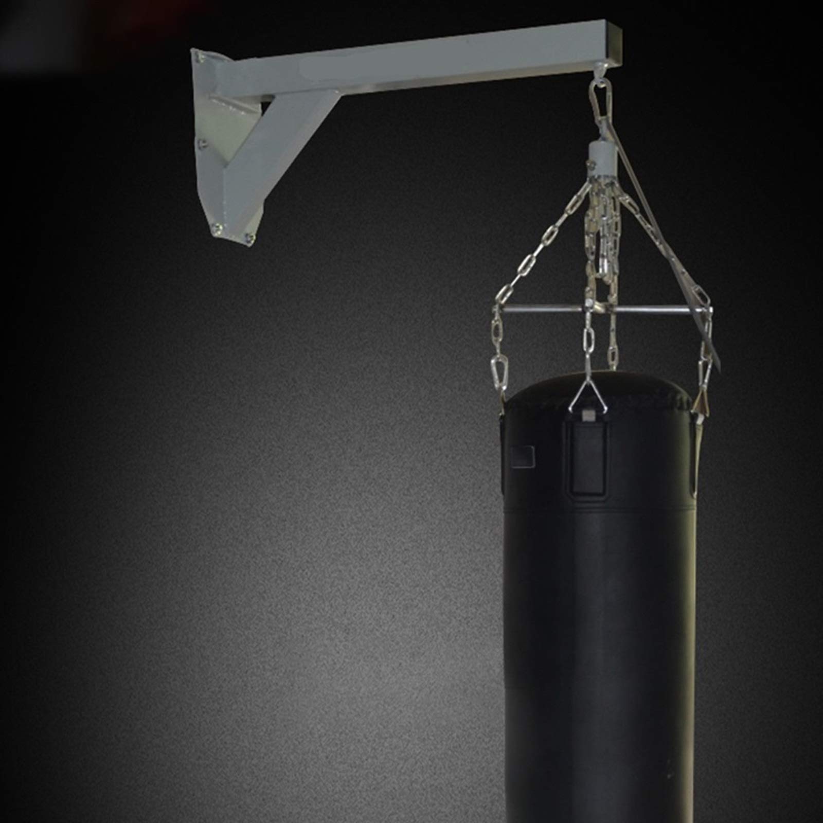 Staffa da parete per sacco da boxe pesante, sicura e protetta, facile da installare, gancio per appendere, attrezzatura per l'allenamento, tubo d'acciaio, sala per arti marziali per famiglie