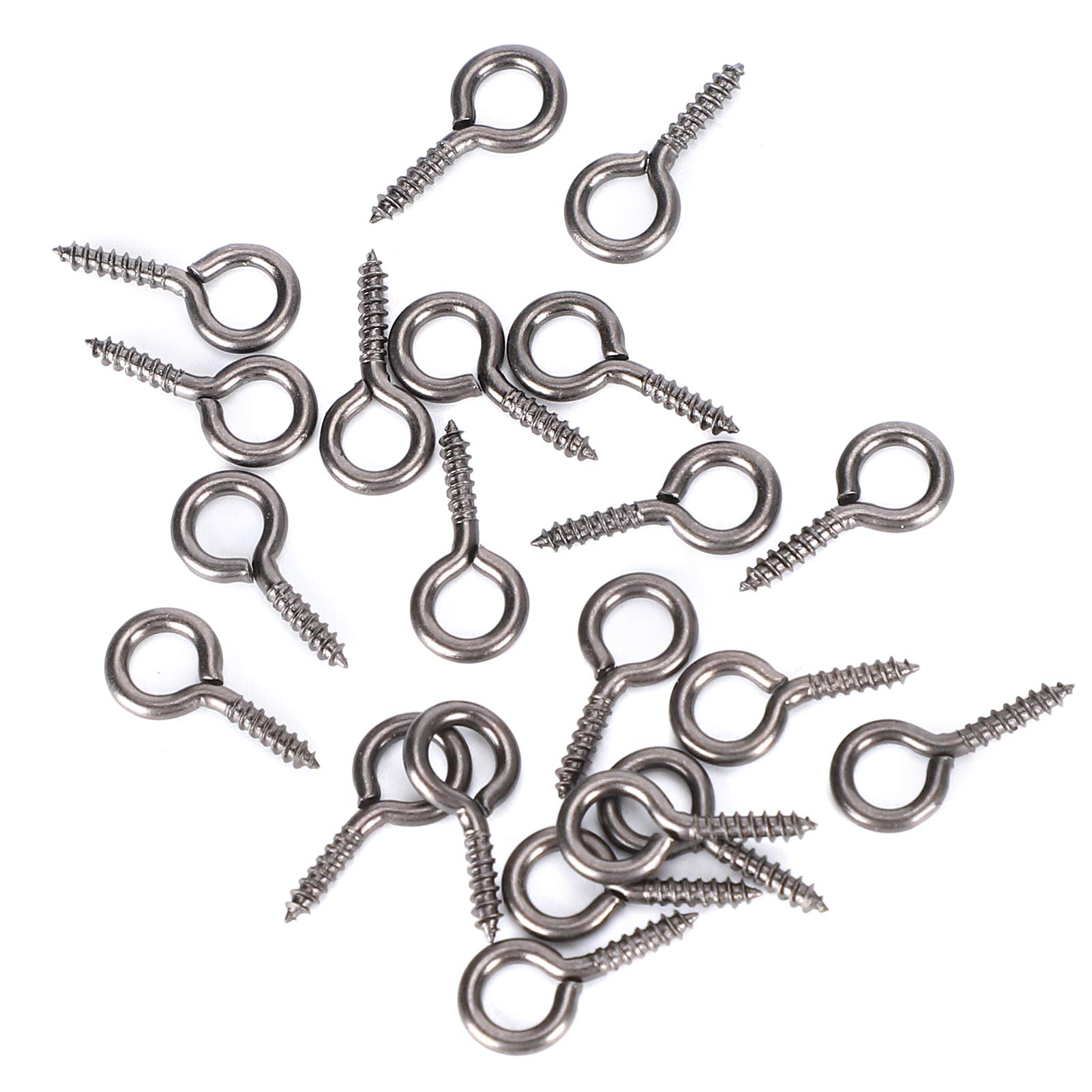 Petites épingles pour les Yeux à Vis, 200pcs épingles de Connecteur Pendentif à Broches Perlées, Découvertes de Bijoux de Cerceau en Métal Pointes (BLACK