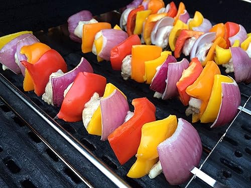 Miniatura 9 de Brochetas de bambú natural, brochetas de madera, brochetas, brochetas cortas, brochetas de madera MOCUMEI para brochetas de frutas, aperitivos,