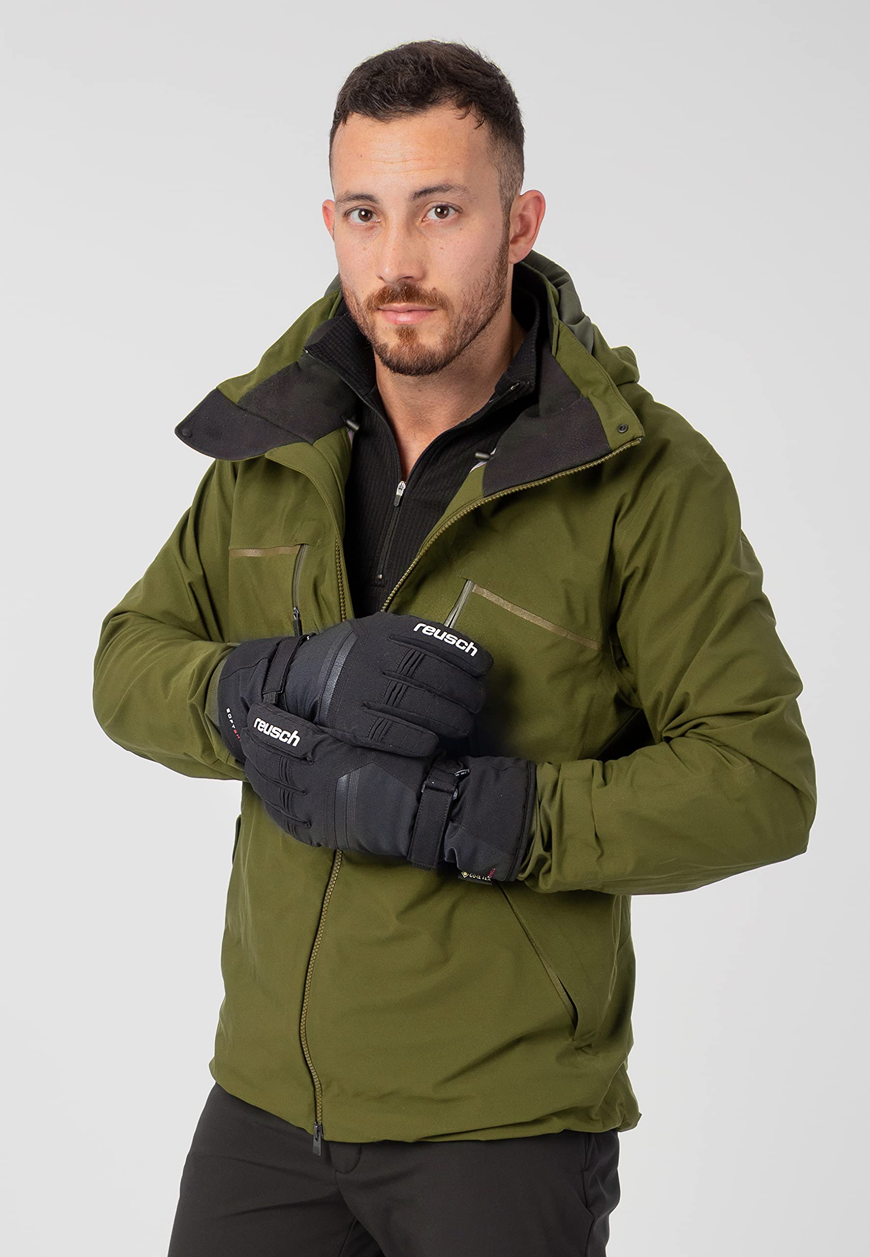 Reusch Stanley Gore-tex męskie rękawice narciarskie, ciepłe, wodoodporne i oddychające