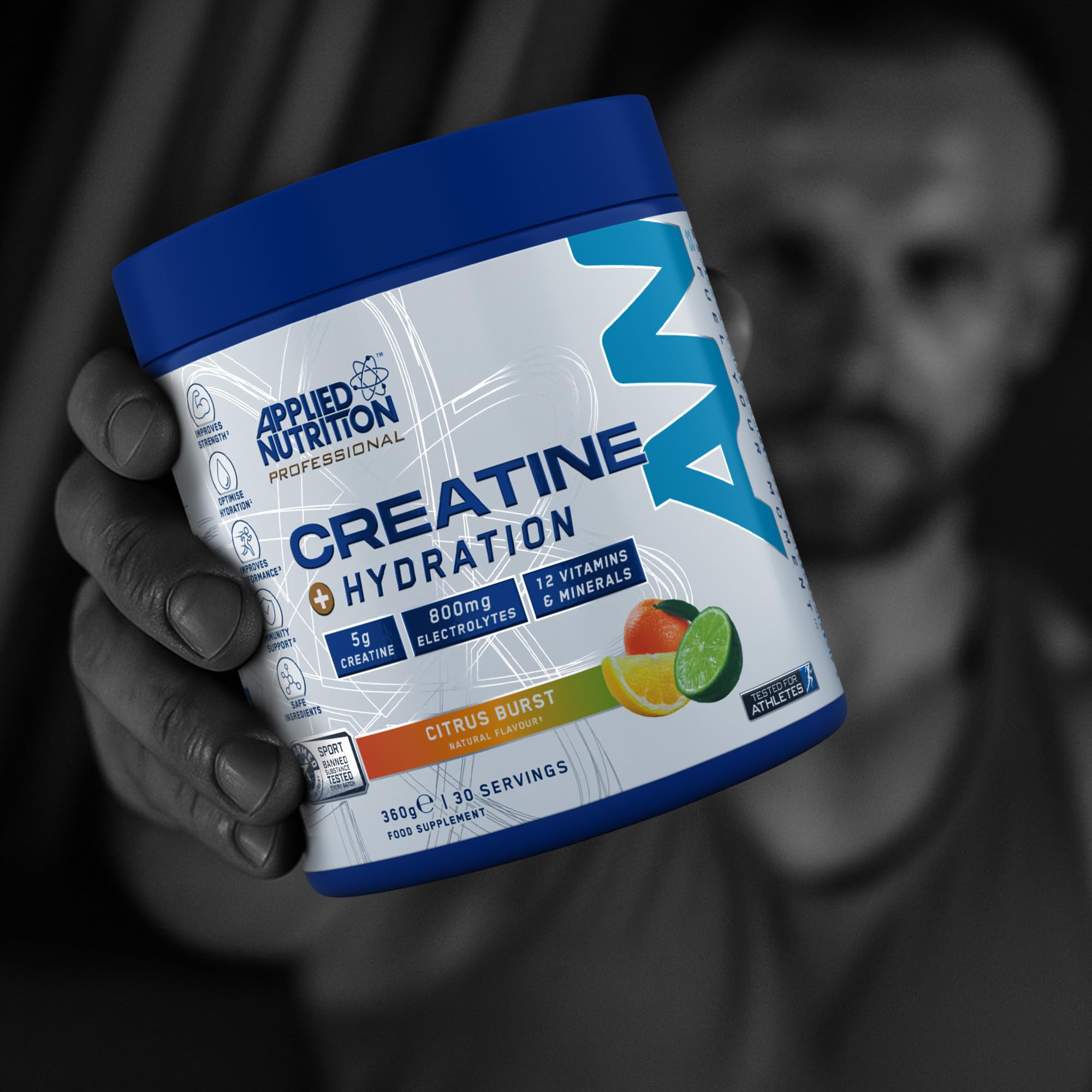 Applied Nutrition Creatine + Hydration (330g) Unflavoured - Kreatyna - Creatine-Mix