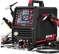 YESWELDER MCT-520 6-in-1 Welder & Plasma Cutter: MIG/Flux Core/TIG/Stick/CUT/Spool Gun, 200A/50A Dual 110/220V