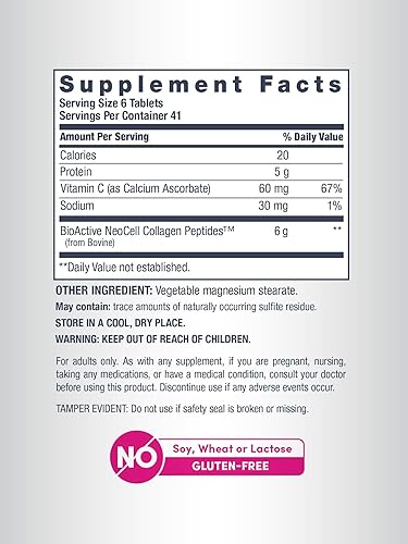 Miniatura 4 de NeoCell Súper colágeno  C tabletas 6000 mg DE12896 250 1 1