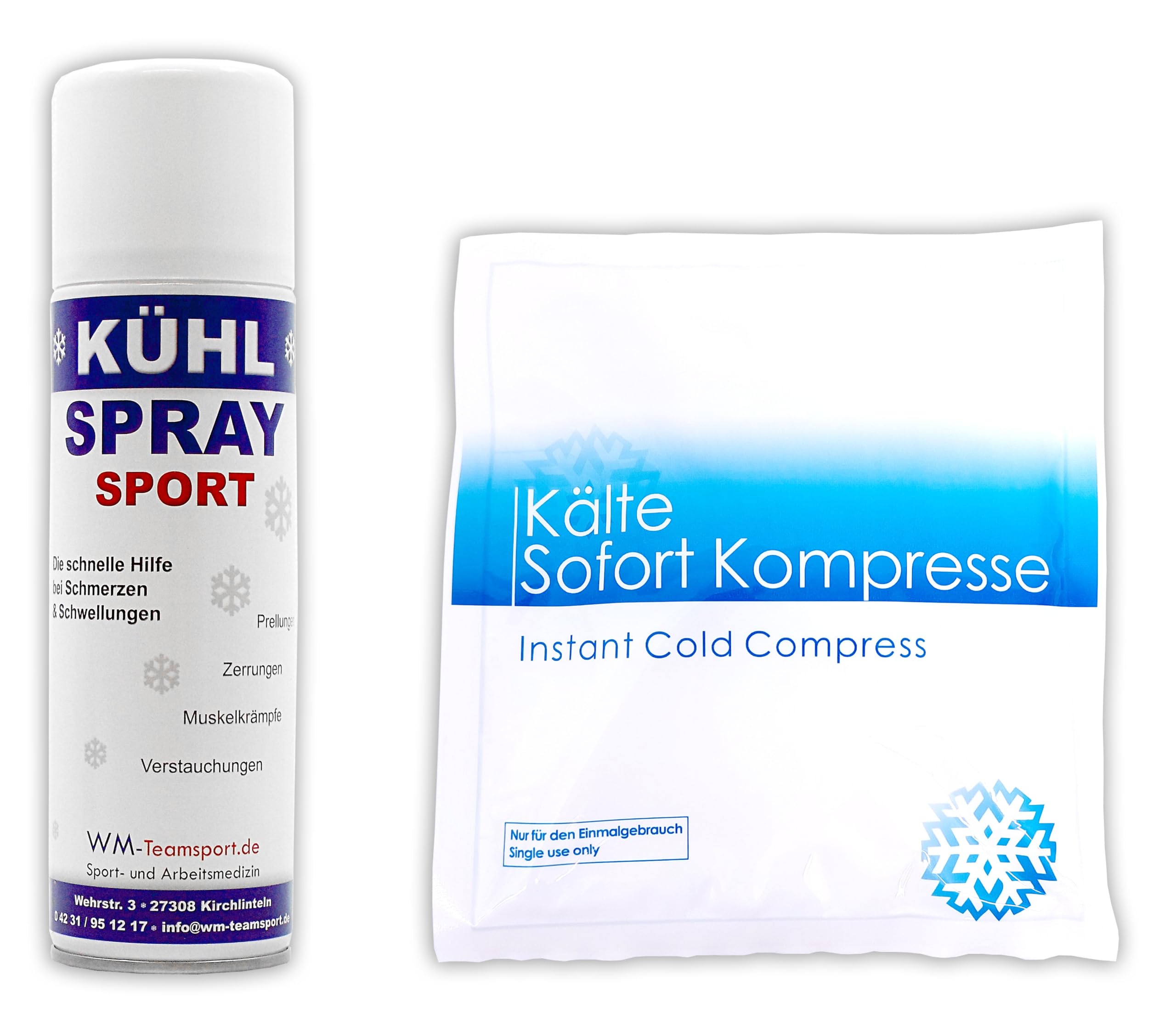 Sport-/ Trainerkoffer Physio Kompakt | Sanitätskoffer für Verein & Schulen | Für die Erstversorgung von typischen Sportverletzungen wie Prellungen, Zerrungen, Verstauchungen & Schürfwunden