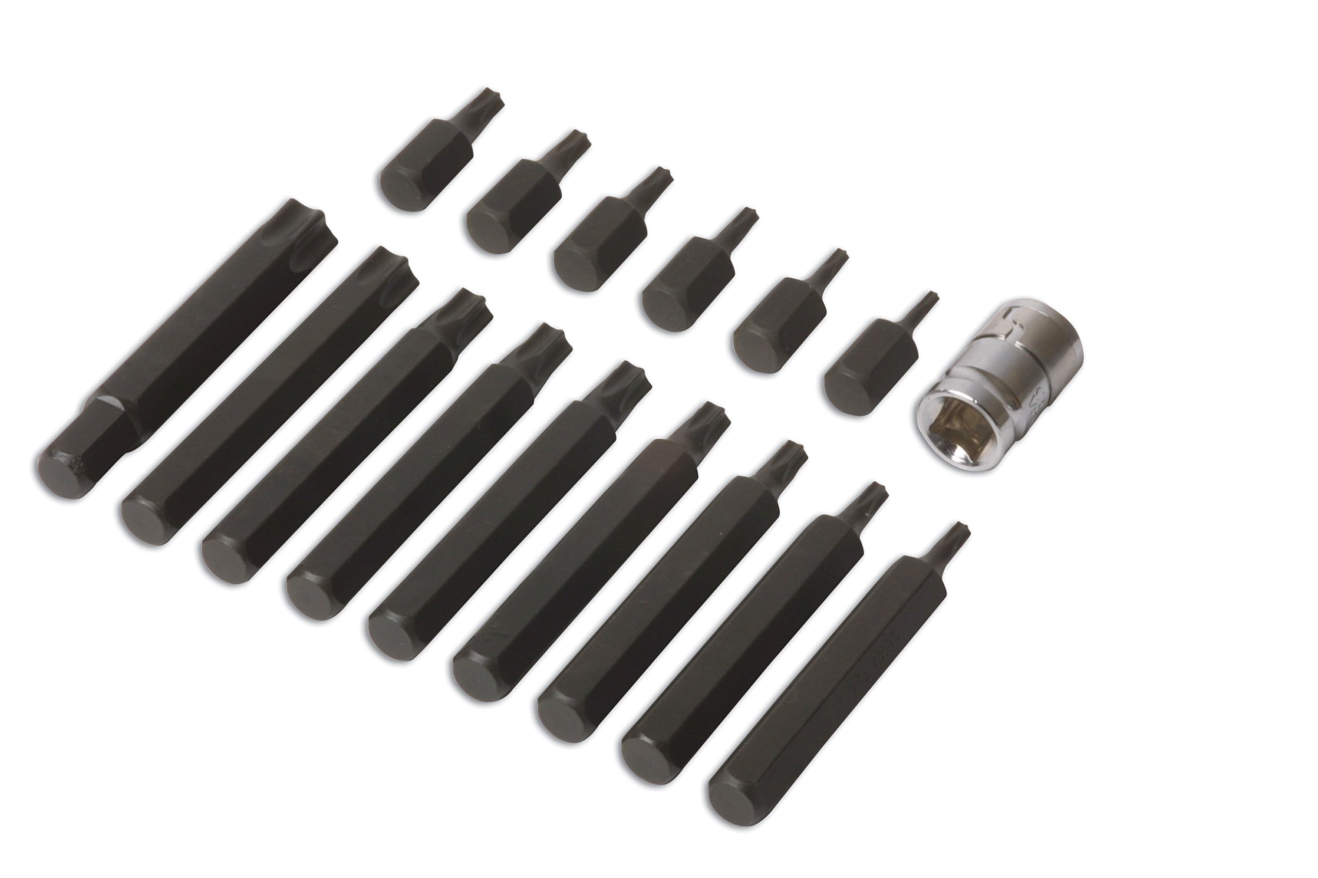 Laser 2783 Star Bit Set 16pc pour débloquer les vis Torx inaccessibles