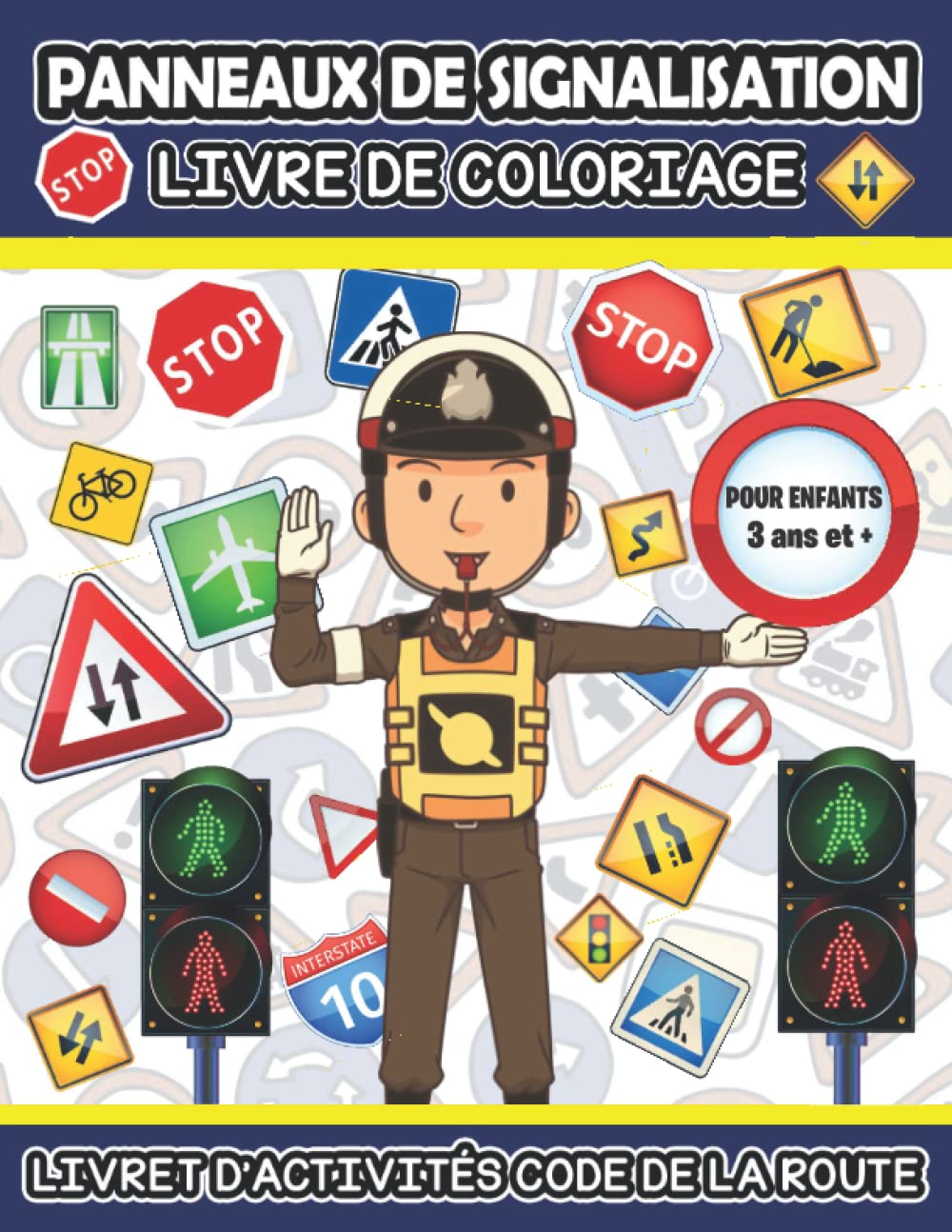 56 Pcs Panneaux de Signalisation de Rue Jouets de Signalisation pour Enfants