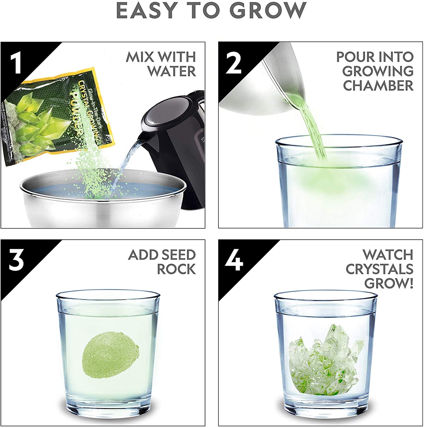 NATIONAL GEOGRAPHIC Crystal Garden - Grow Two Trees In 6 Hours Learning Guide EB - Foto 10