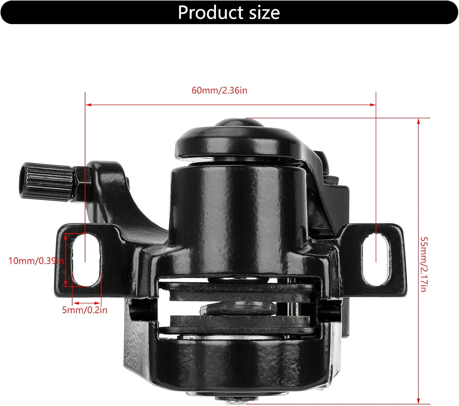 Brake Caliper Electric Scooter Mechanical Disc Brake Left Side Rear Wheel Brake Electric Scooter Accessories Enduring (Blue)
