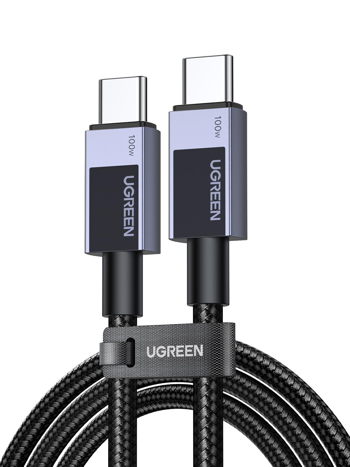 UGREEN USB C Cable - 100W Fast Charging, Type C Connector for iPhone 16/16 Pro Max, iPad Pro, Galaxy S24, Pixel 8 - 1.6FT