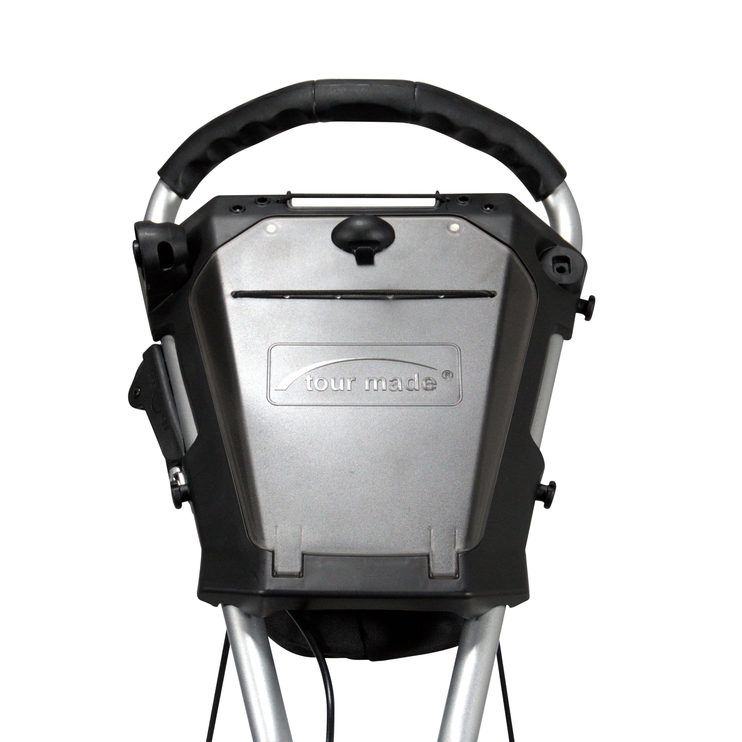tour made RT-140/150 & 160 Golf Trolley klappbar I Push Golftrolley 3 Rad I Robuster Alu-Rahmen - Zuladung sogar bis 25kg I Deutsche Markenqualität I viel Zubehör inklusive