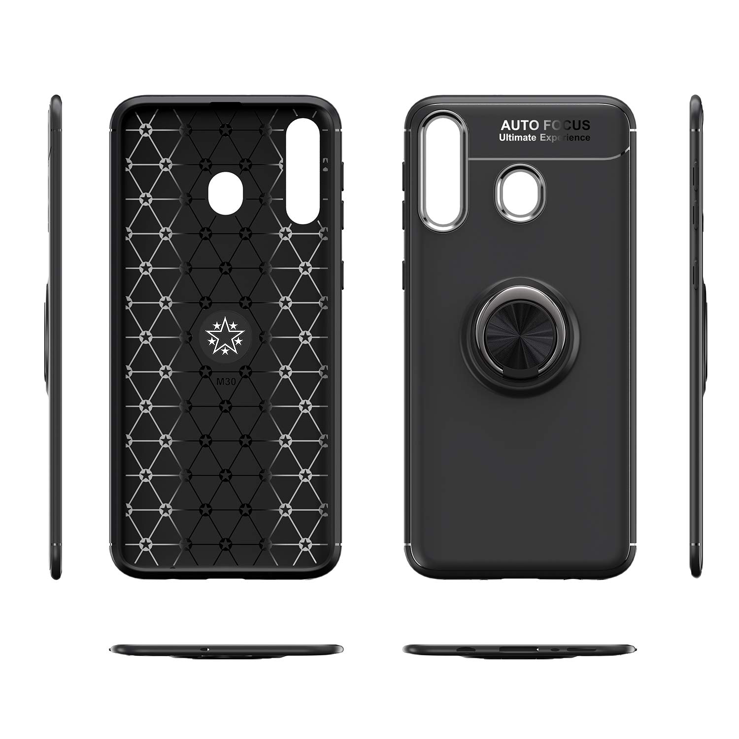 Amazon.co.jp: Samsung Galaxy A30 ケースリング付き シリコン 耐衝撃