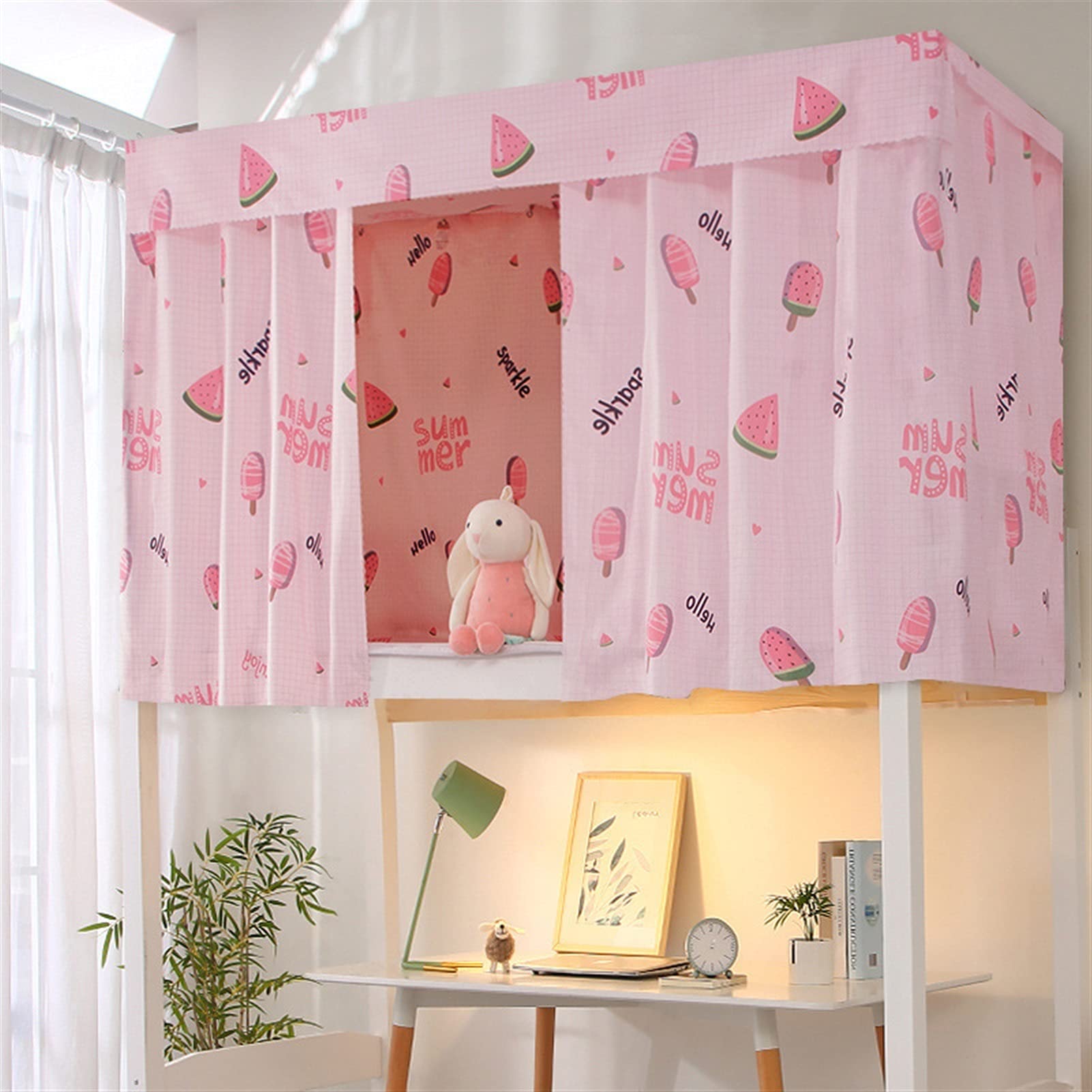 Cortina de cama para litera colegio que crea tu propio espacio